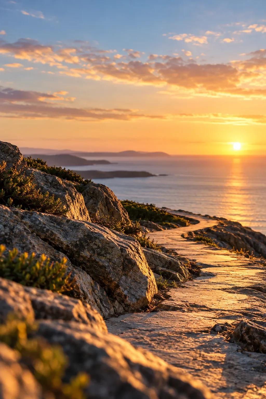 Coastal path leading toward the horizon, representing progress and meaningful change in therapy.