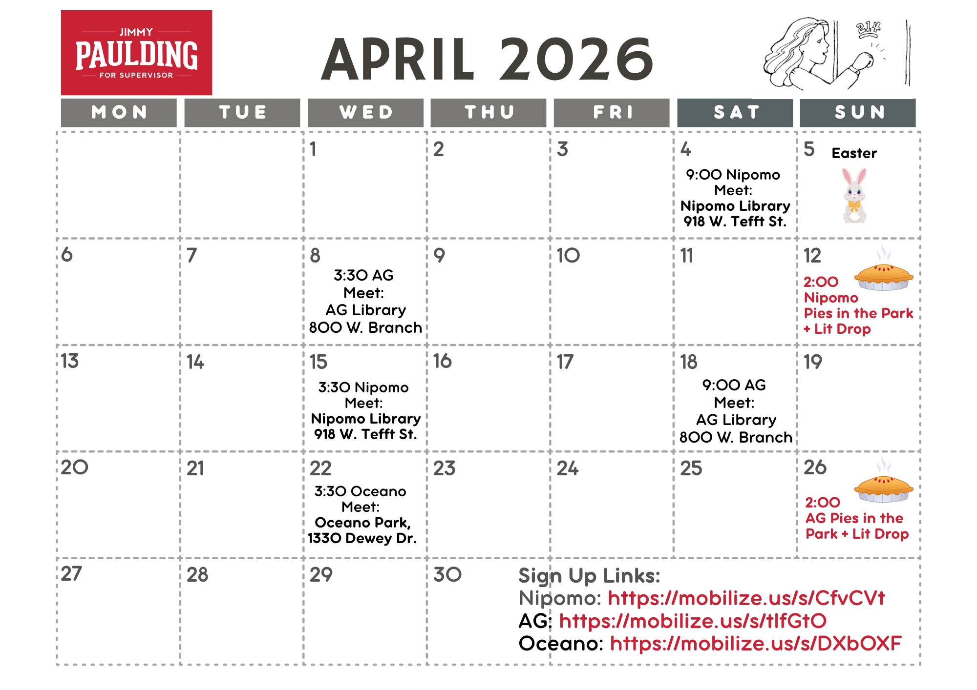 Canvass for Jimmy Paulding