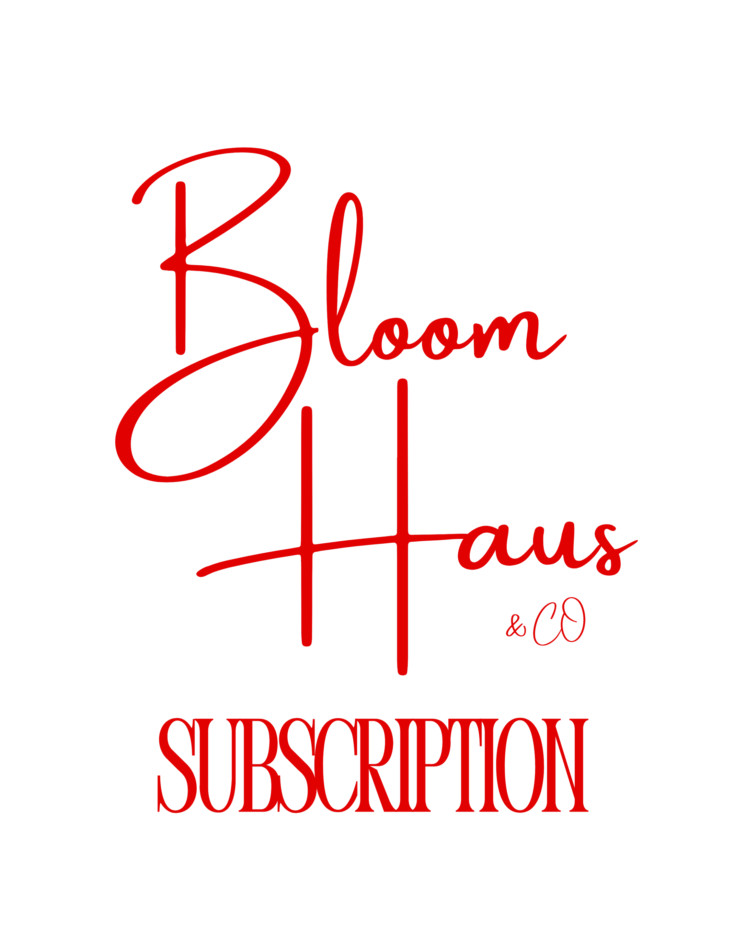 Bloom Haus & CO Monthly Floral Subscription