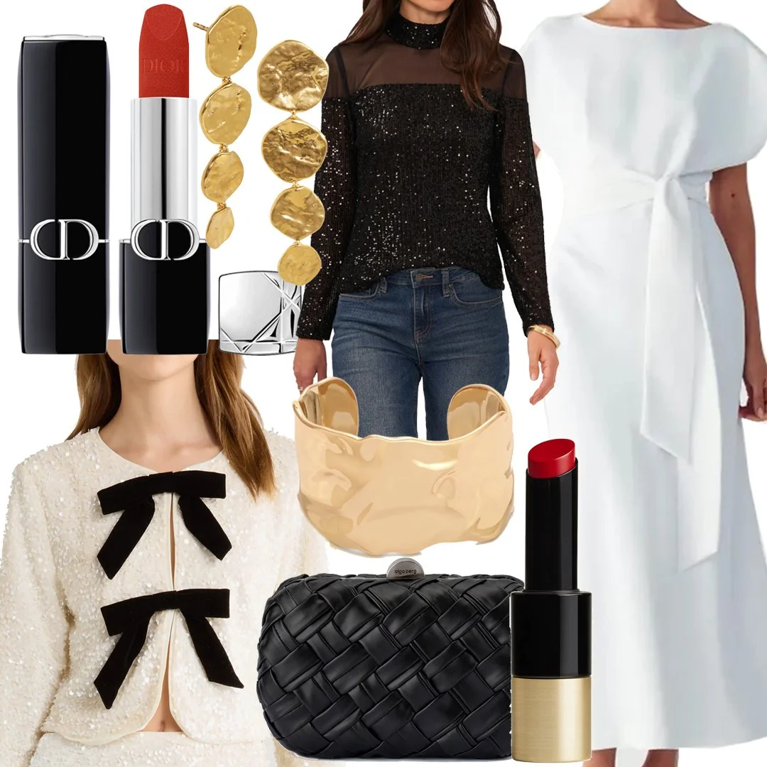 How to Wear a Holiday Red Lip: 5 Simple but Smashing Outfit Ideas