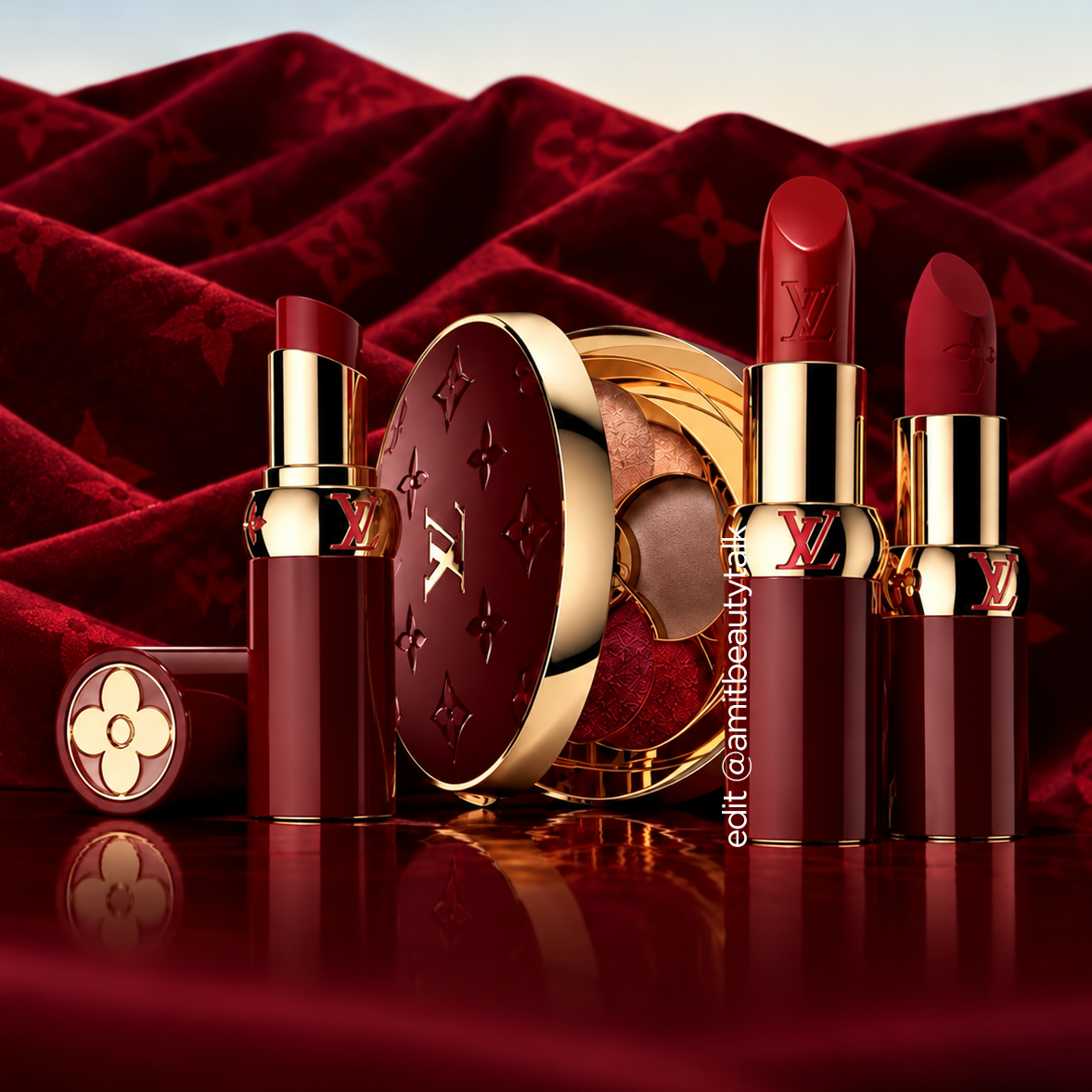 Louis Vuitton Monogram Rouge Collection for Holiday 2026