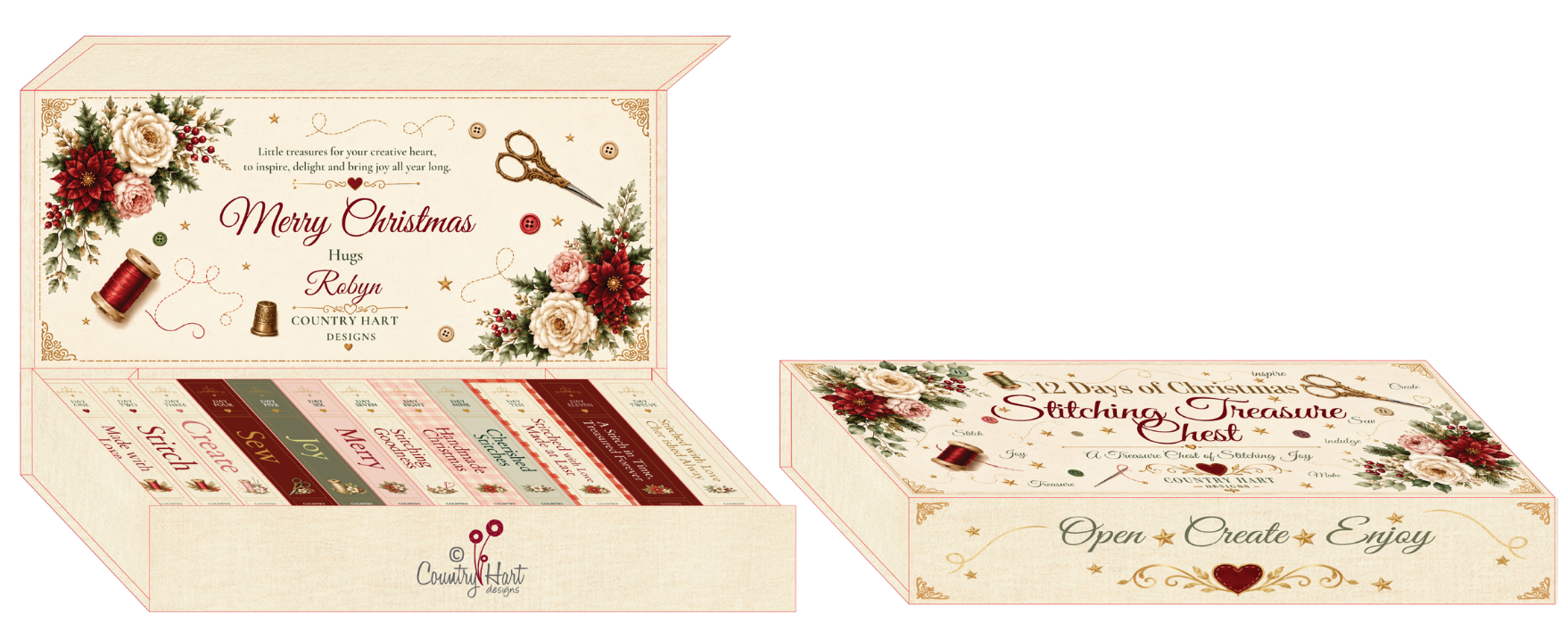 12 Days of  Stitching Goodness