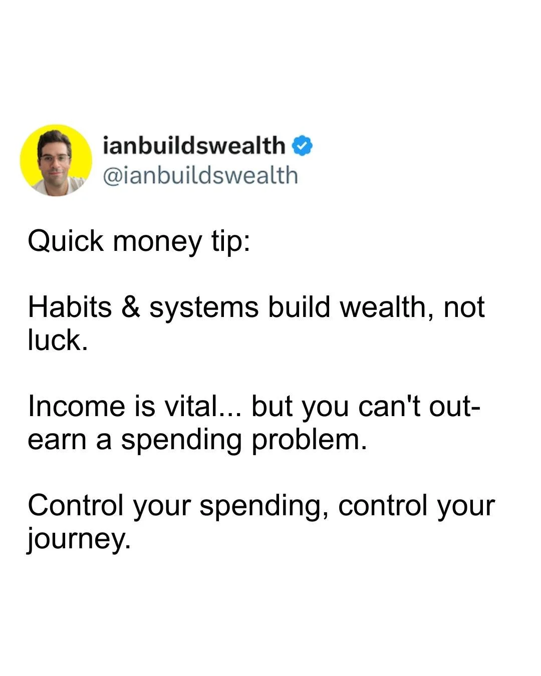 Don&rsquo;t get me wrong&hellip;

Income is such an important part of the equation. 

And I know many people struggle to make ends meet with what they&rsquo;re making (especially in this economy where the cost of everything is sky high). 

But if you