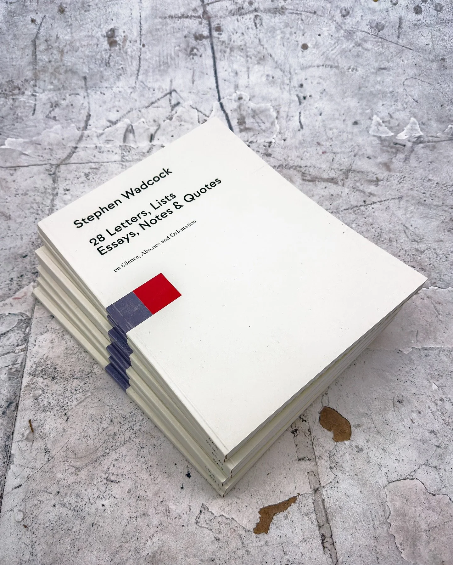 28 Letters, Lists
Essays, Notes &amp; Quotes on Silence, Absence and Orientation.
-
Self-published in collaboration with CSM Publishing.
80 pages.
Limited edition of 8.
-
-
-
Such a pleasure to work with Cara and Isabel at @csm_publications 
-
-
-
#C