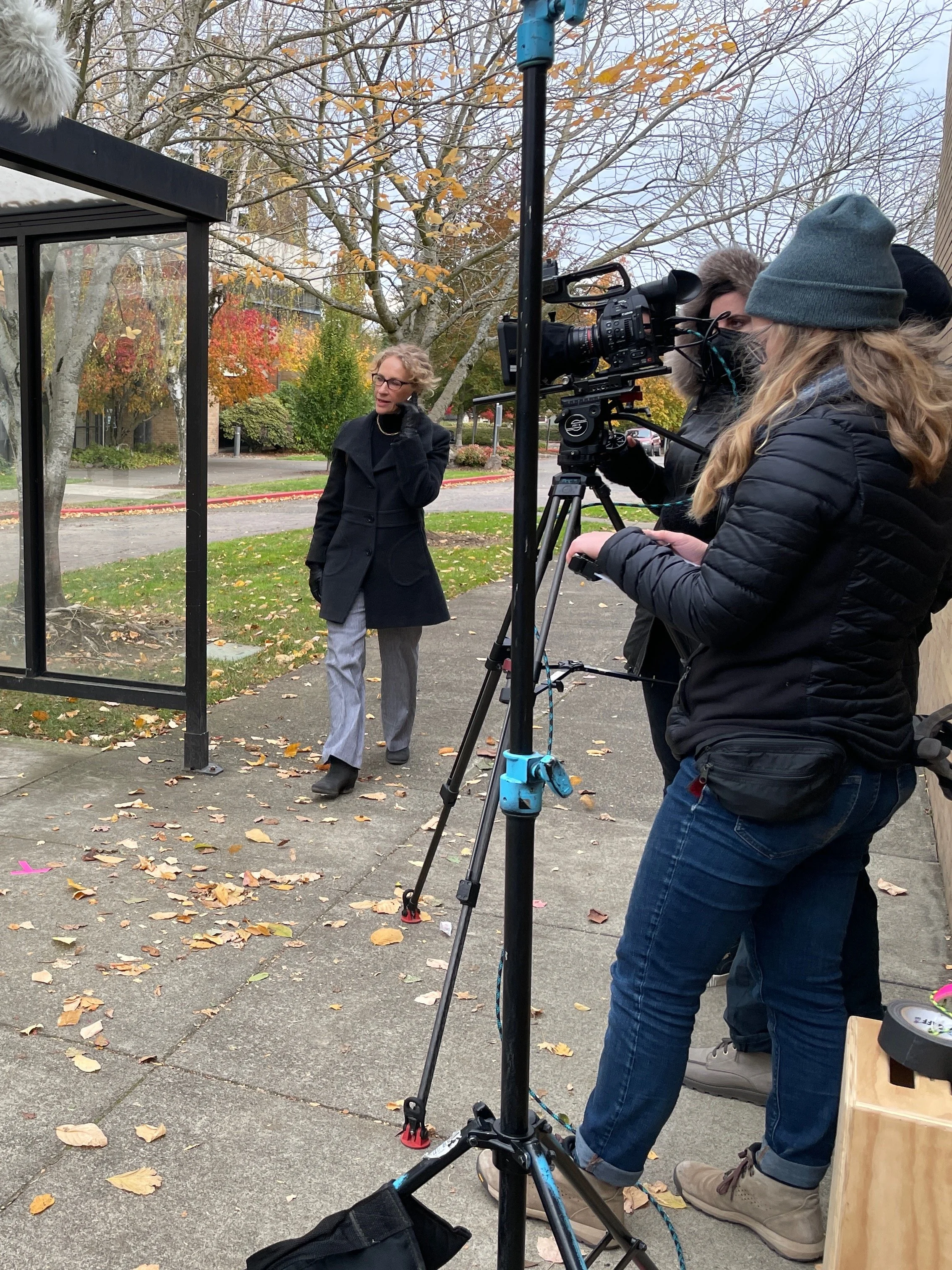 On set for "Ain't Got No"