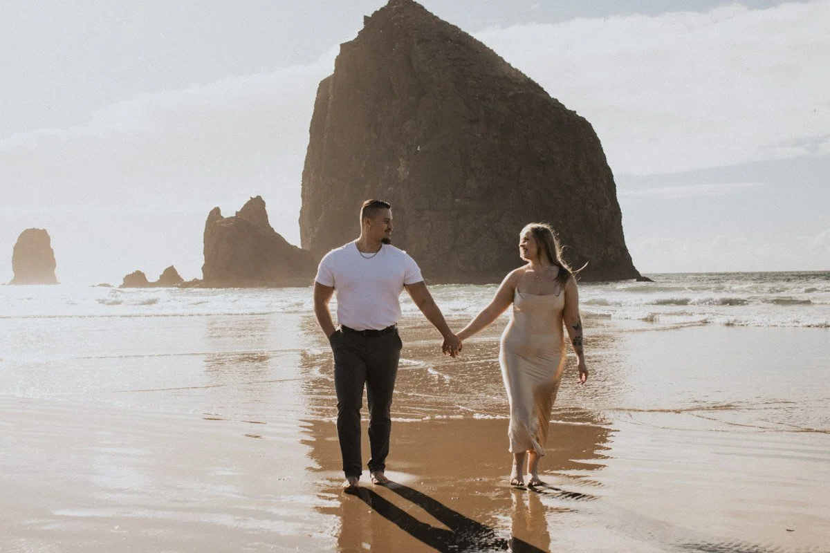 Oregon Coast Engagement Session | Cannon Beach, OR 