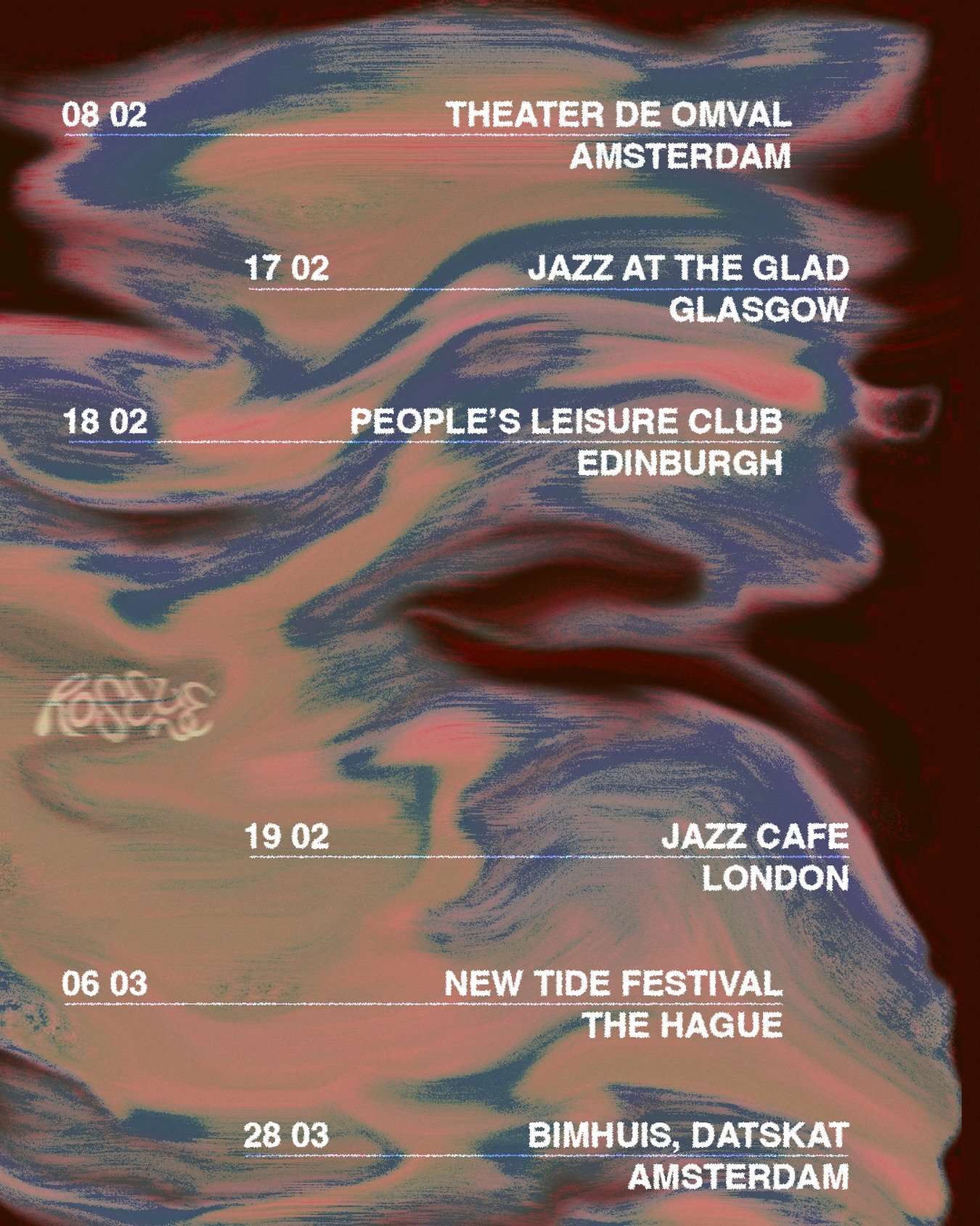 back on the winter road, NL &amp; UK 👀 come along we&rsquo;ve missed you! tickets available at venue&rsquo;s websites. 
@jazzattheglad @theaterdeomval @peoples.leisure.club @thejazzcafe @newtidefestival @bimhuis