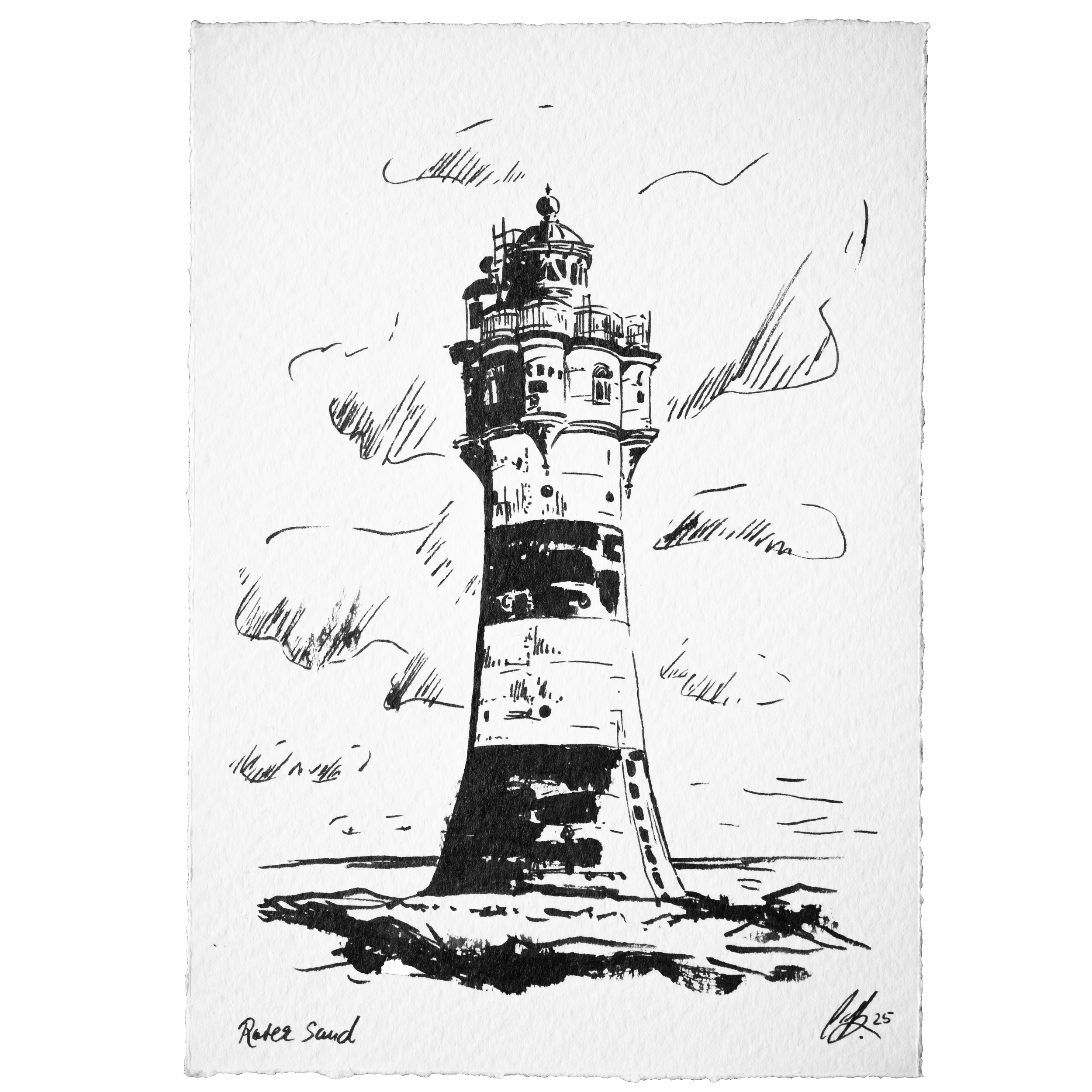 Nordseeruf "Roter Sand" Ink Original