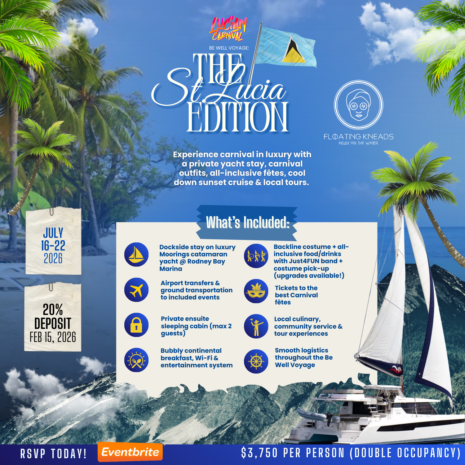 Be Well Voyage: St. Lucia Carnival 2026 Edition