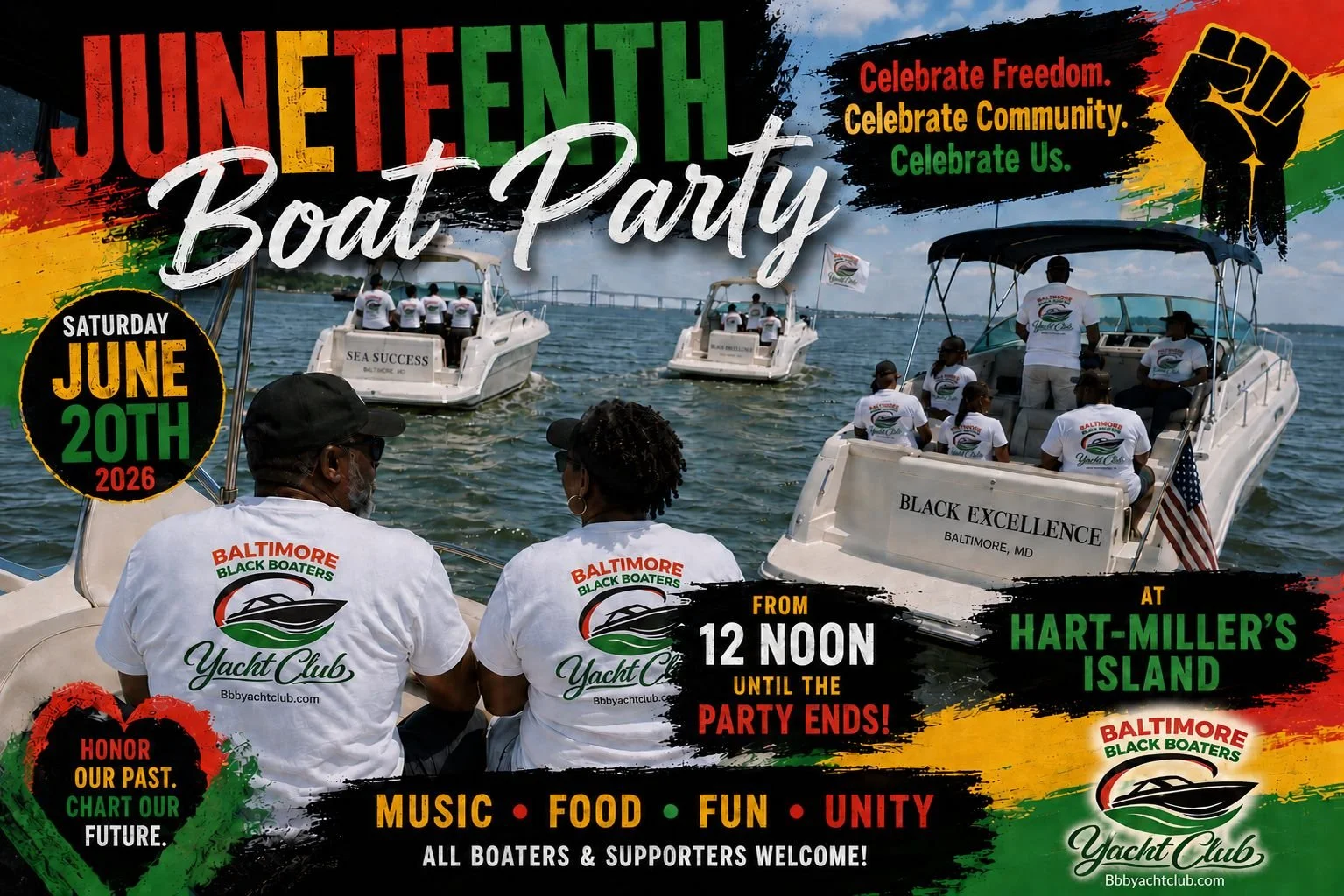 Baltimore Black Boaters Juneteenth Weekend
