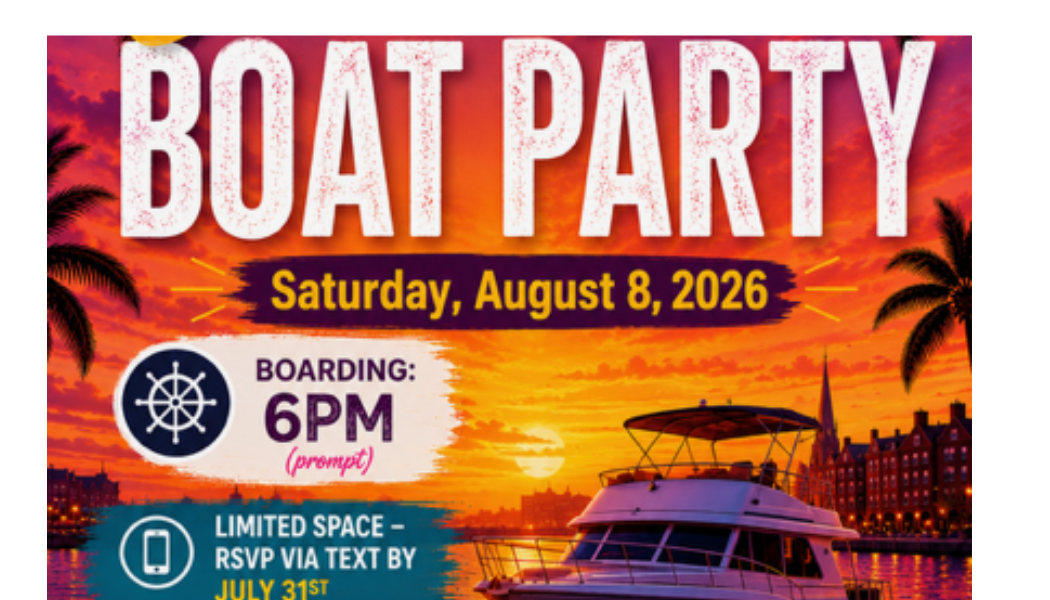 Summer Sunset Boat Party