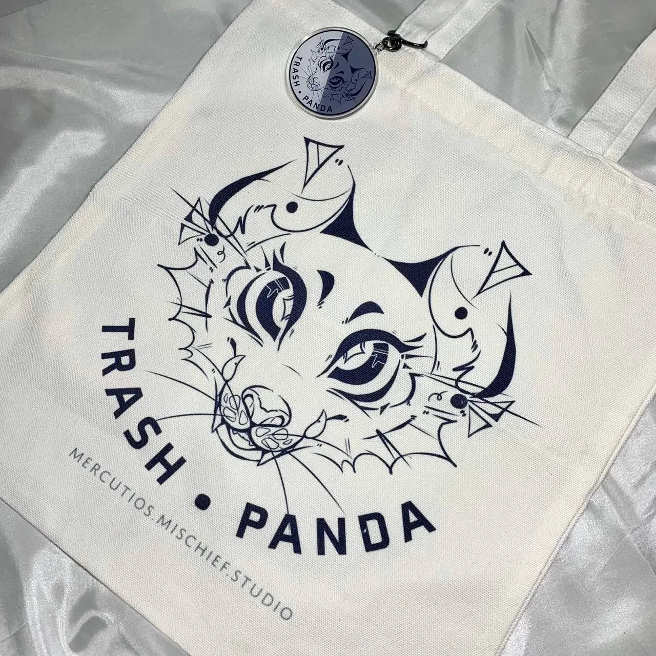 Trash Panda | Tote Bag & Charm