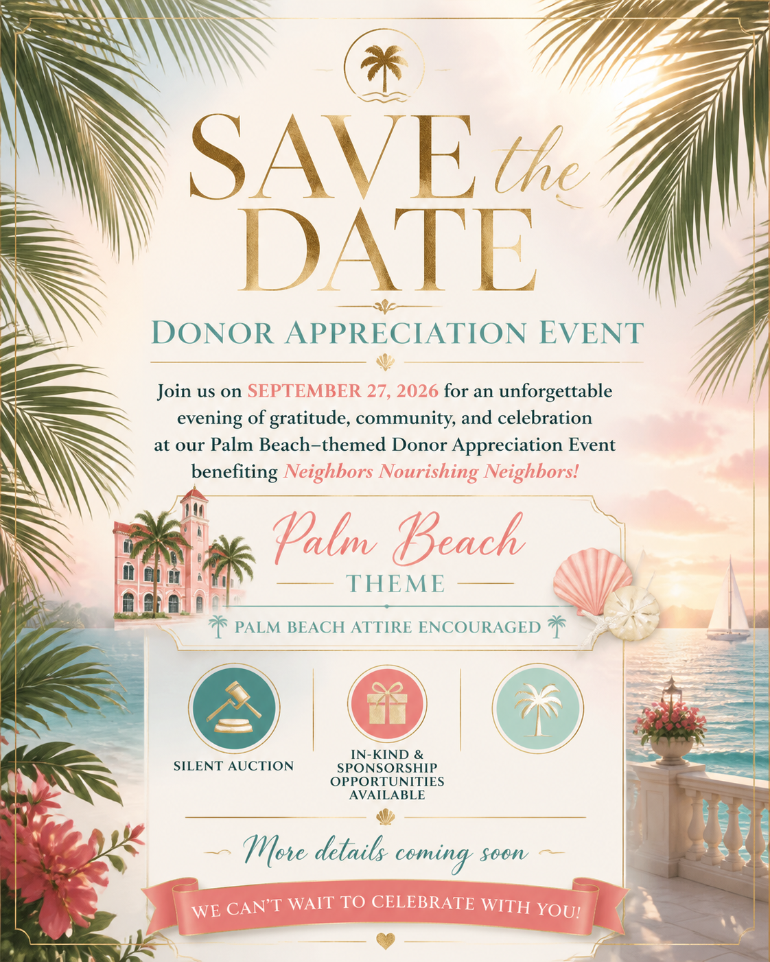 "Palm Beach" Donor Appreciation Event 