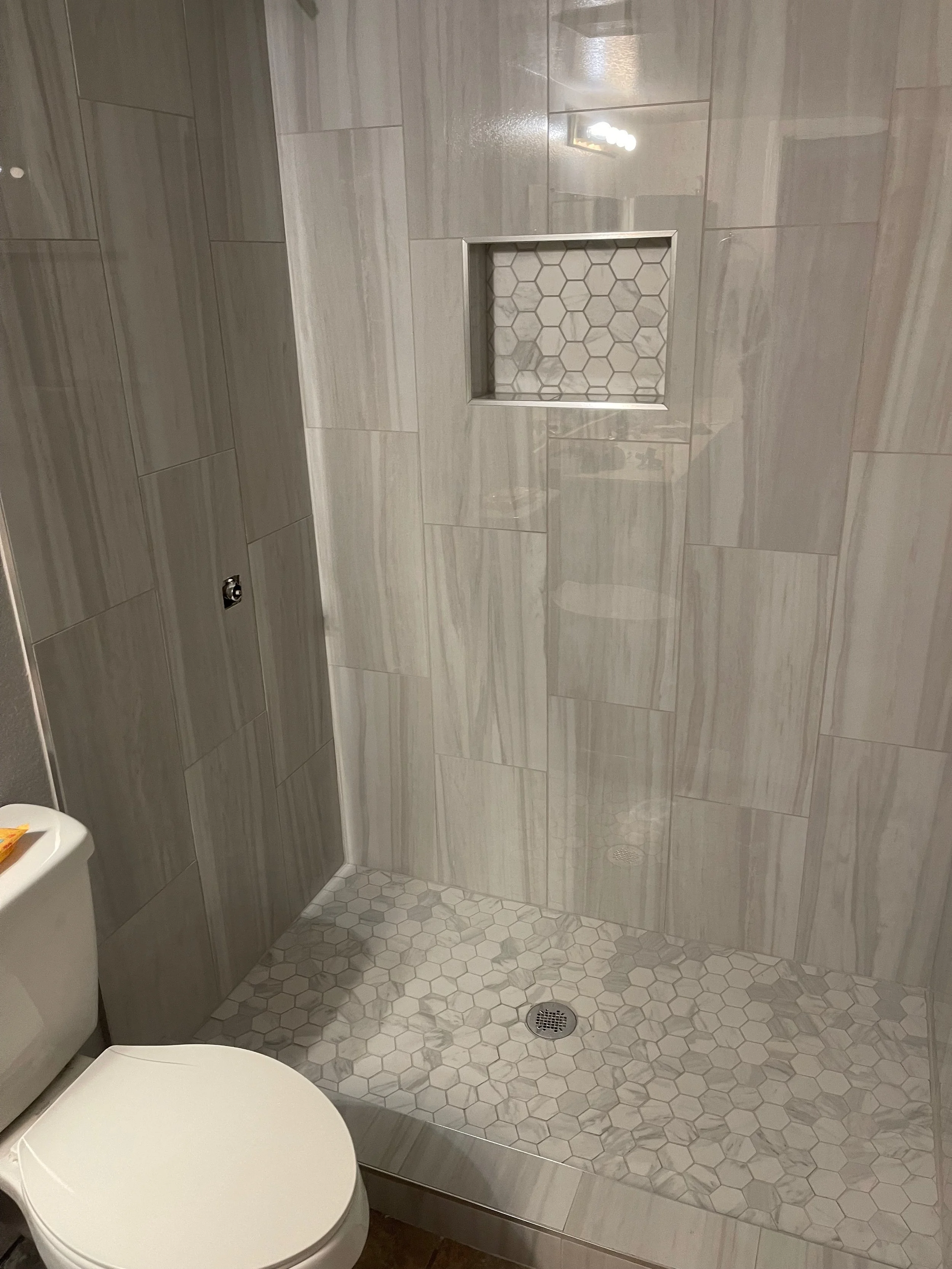 COMPLETED SHOWER