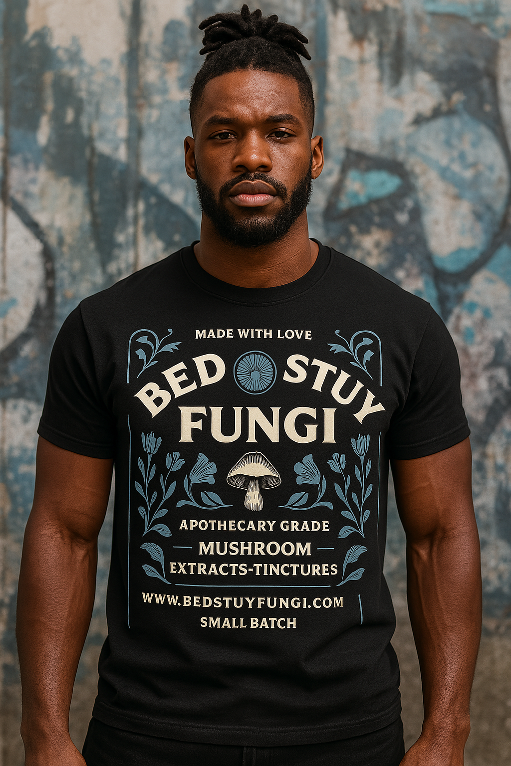 BED STUY FUNGI T-SHIRT