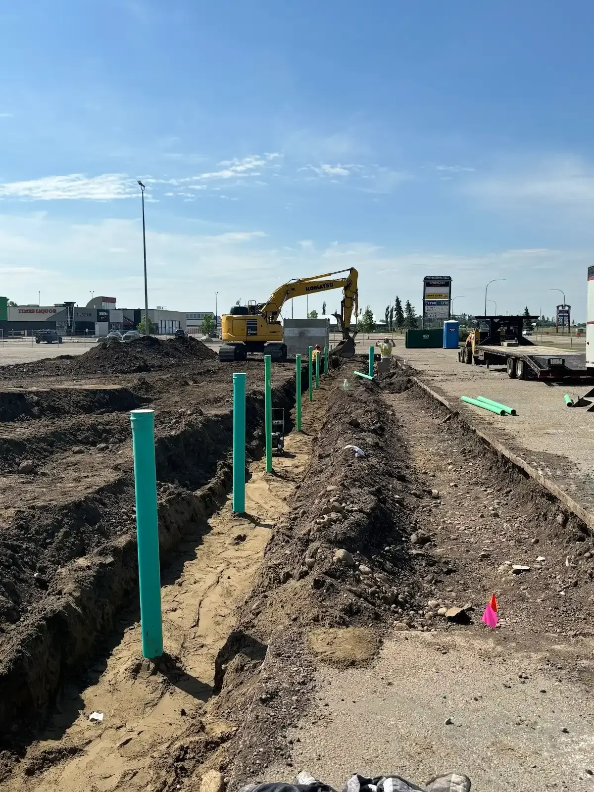 Subdivision Sewer Installation