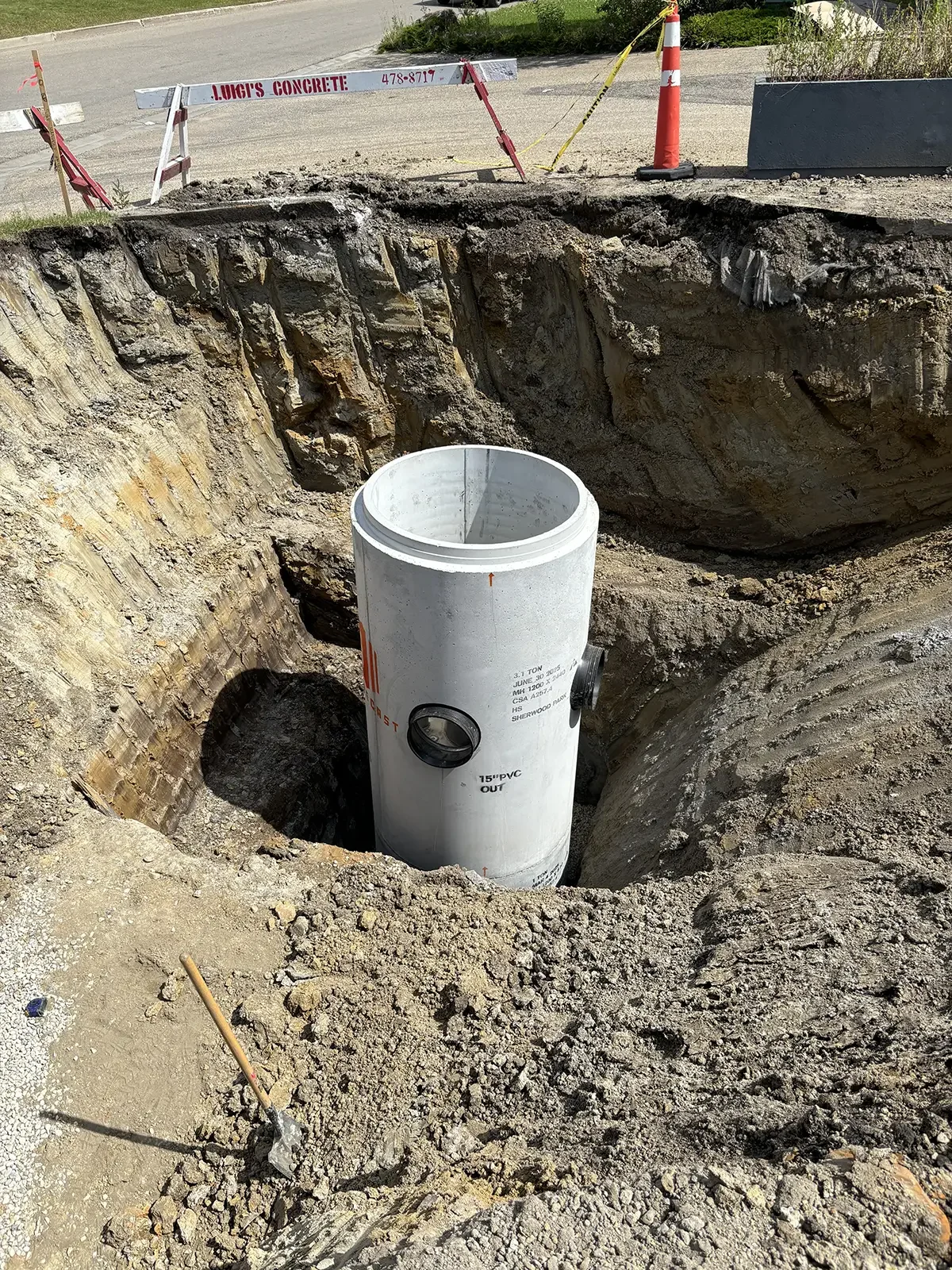 Subdivision Sewer Installation
