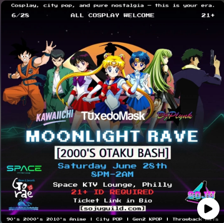 πβ¨ Moonlight Rave: 2000's Anime Bash! β¨π