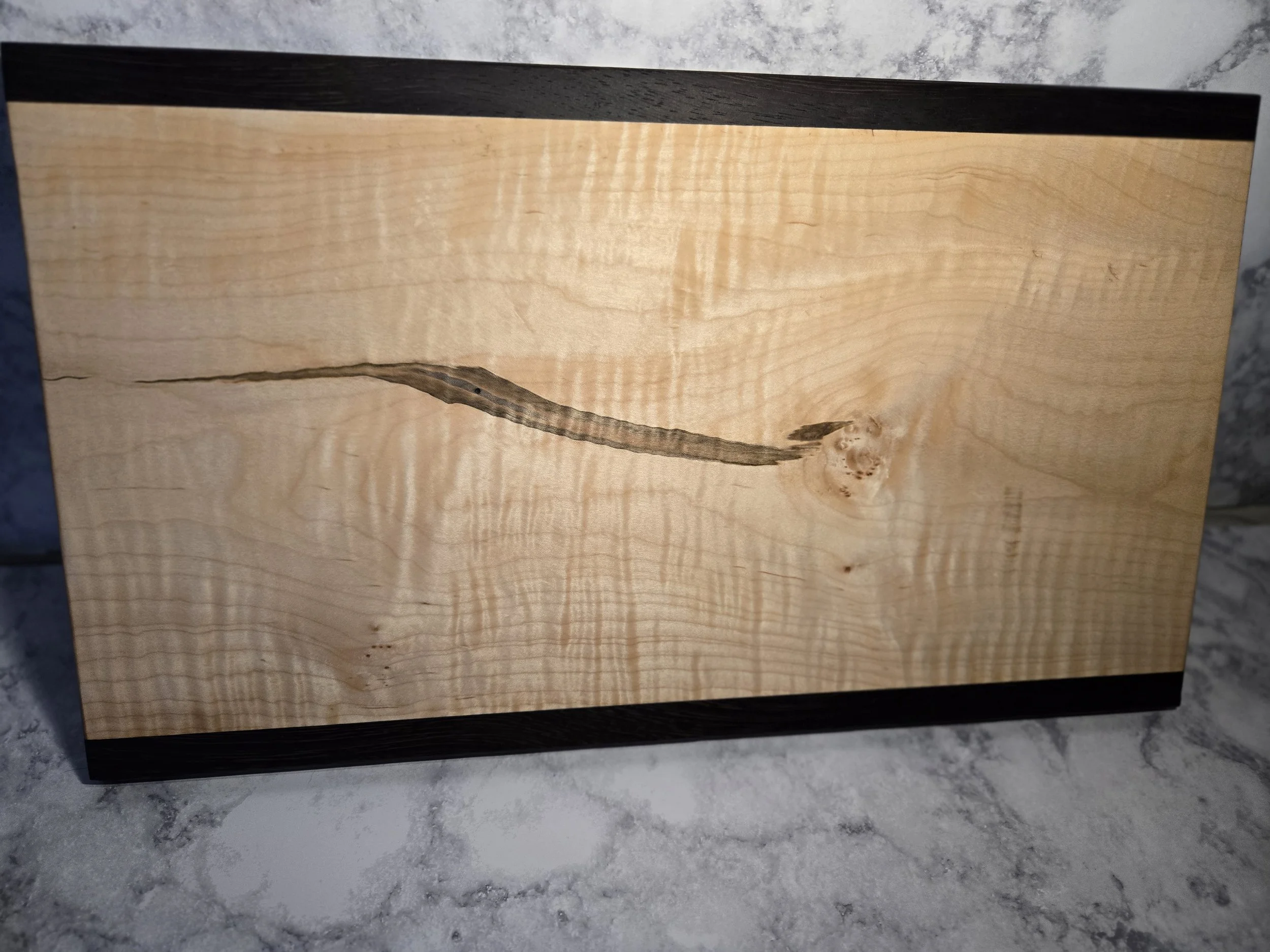 Curly Maple & Wenge Charcuterie Board