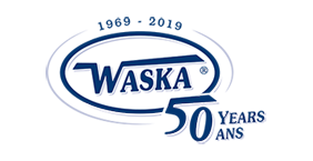 WASKA 50 years logo with the years 1969-2019
