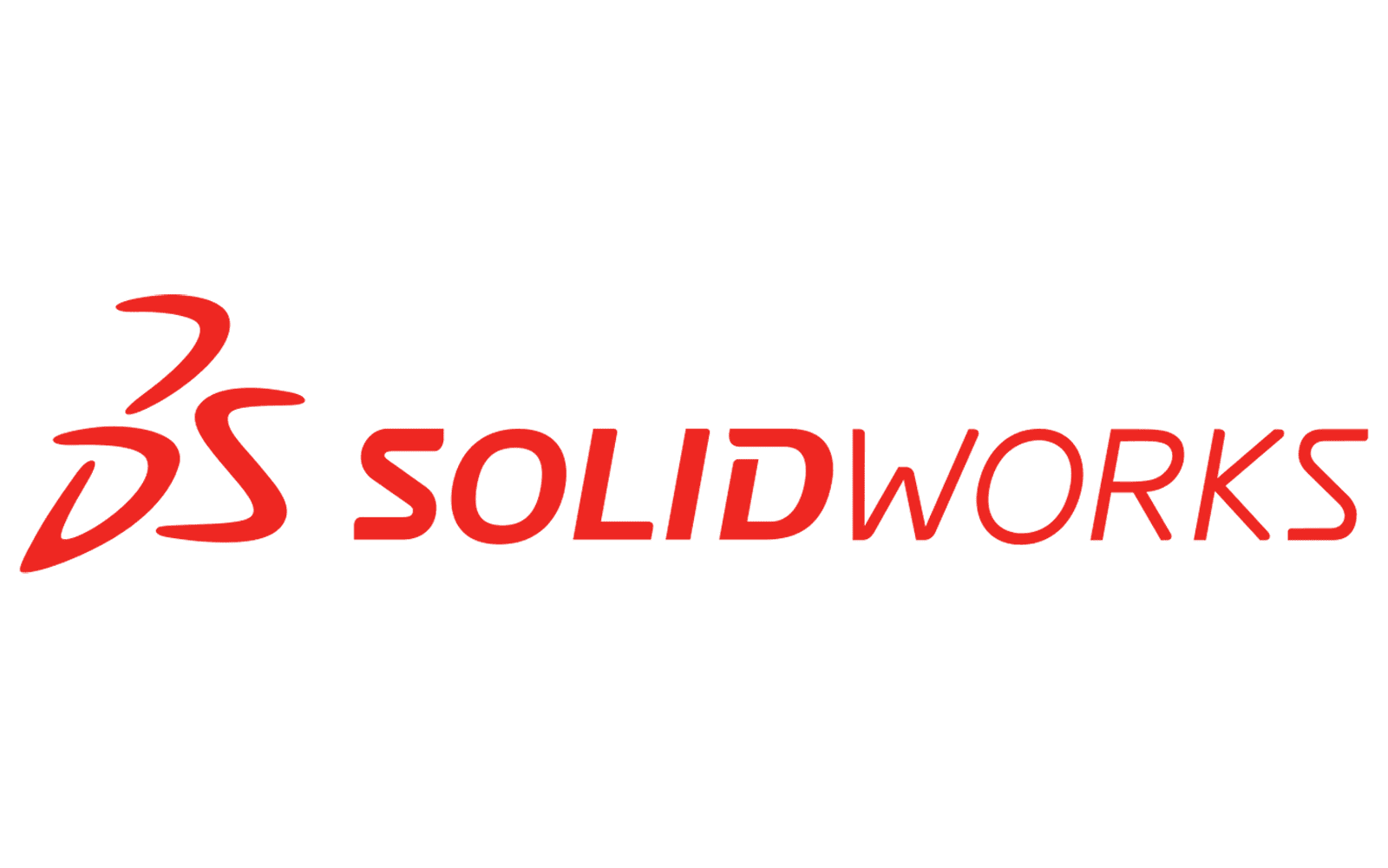 SolidWorks logo in black and red text