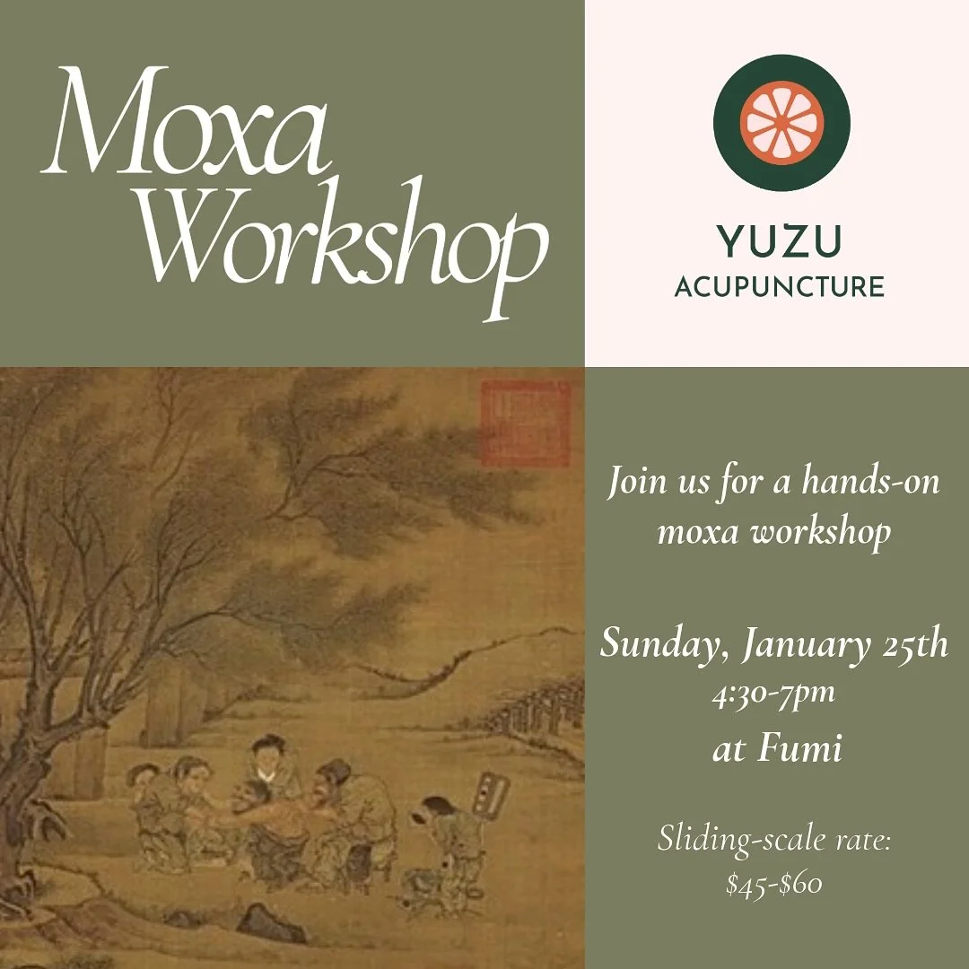 ✨🔥MOXA WORKSHOP🔥✨

Join us for a hands-on moxa workshop and discover how this traditional warming therapy can support your health and keep you cozy through the winter season. 

Moxa, also known as moxibustion, is an ancient practice used in Traditi