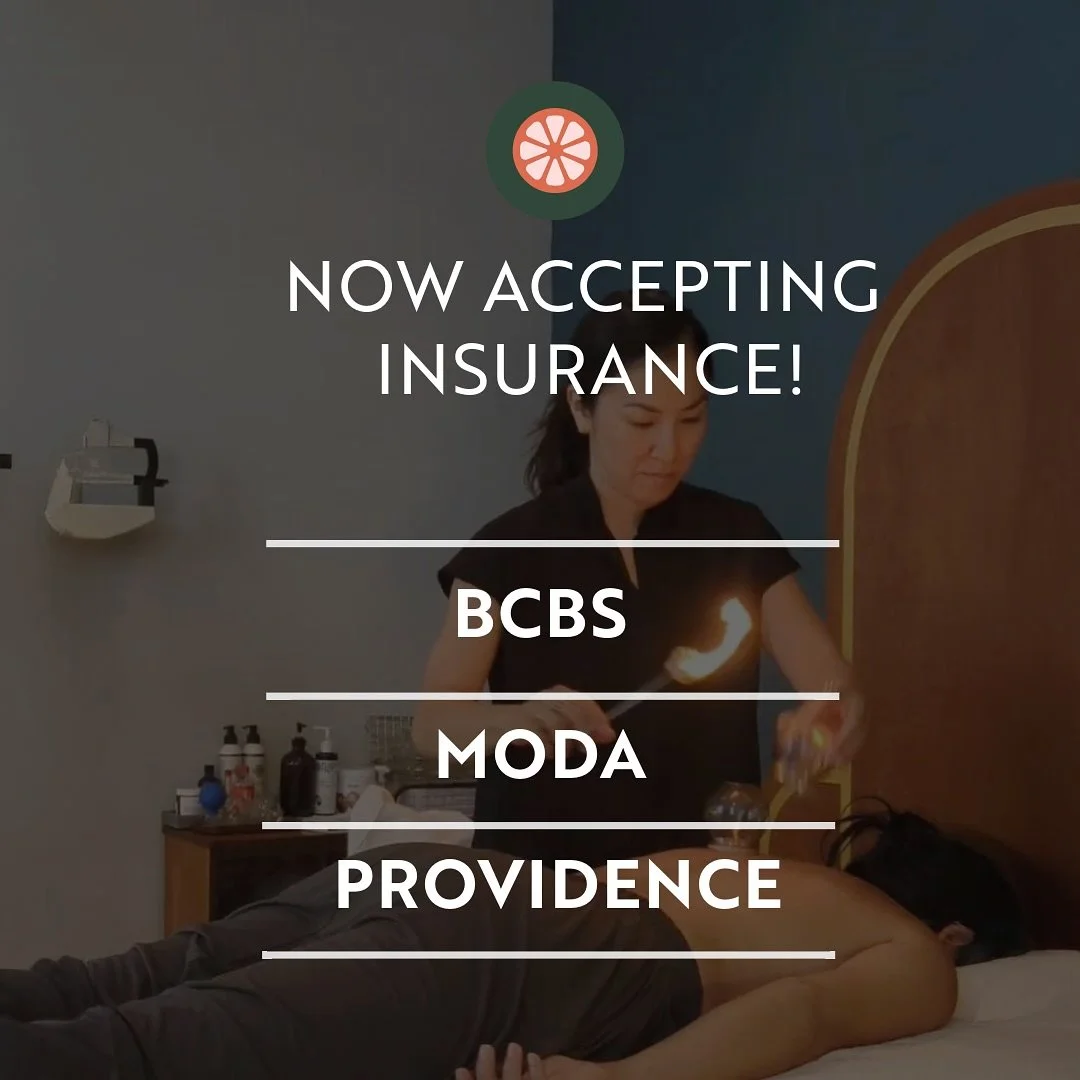 YUZU Acupuncture is now accepting insurance! 

If you have MODA Health, Regence/BLUE CROSS BLUE SHIELD or PROVIDENCE Health Plan, you may have acupuncture coverage. Check your benefits and let&rsquo;s get your regular acupuncture treatments started t