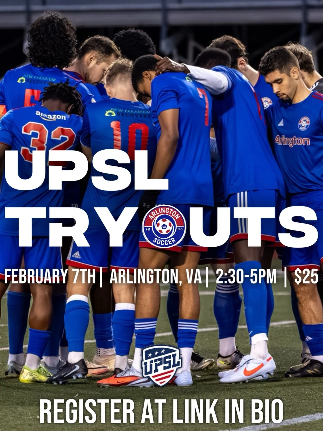 2026 SPRING UPSL TRYOUTS ANNOUNCED! 