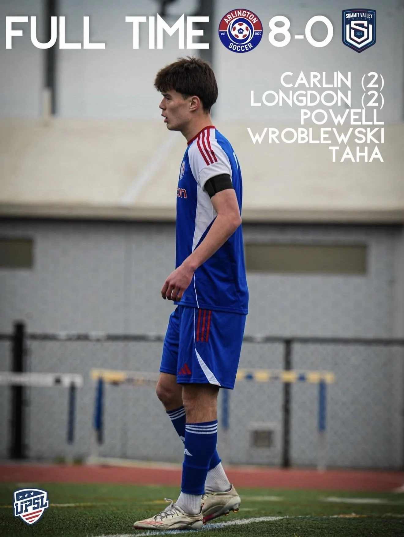 8-0 Dominant Display; Mathew Carlin Shines with Two Quick Goals