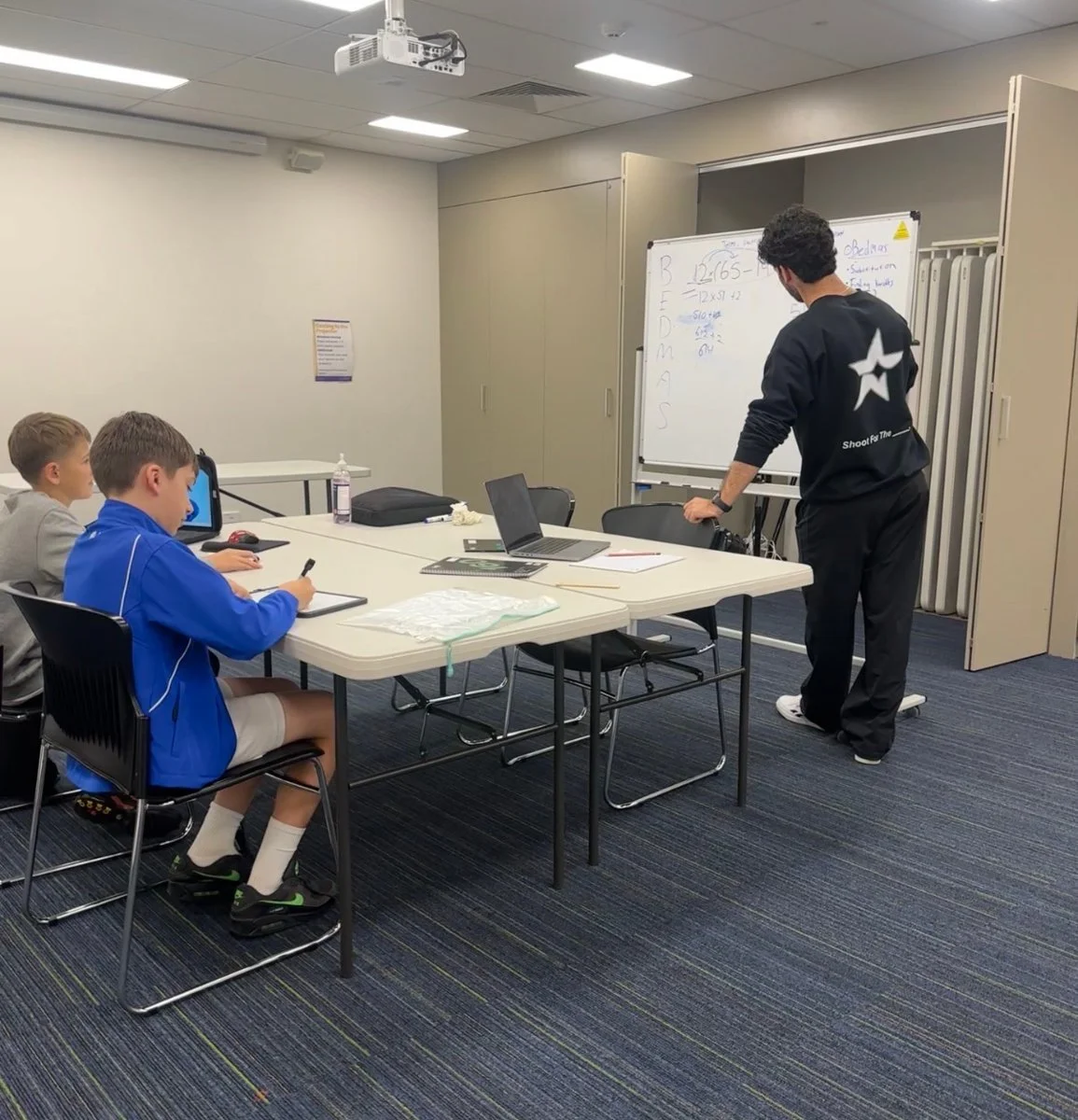 A Maths Mastery small-group session at Campbelltown Library