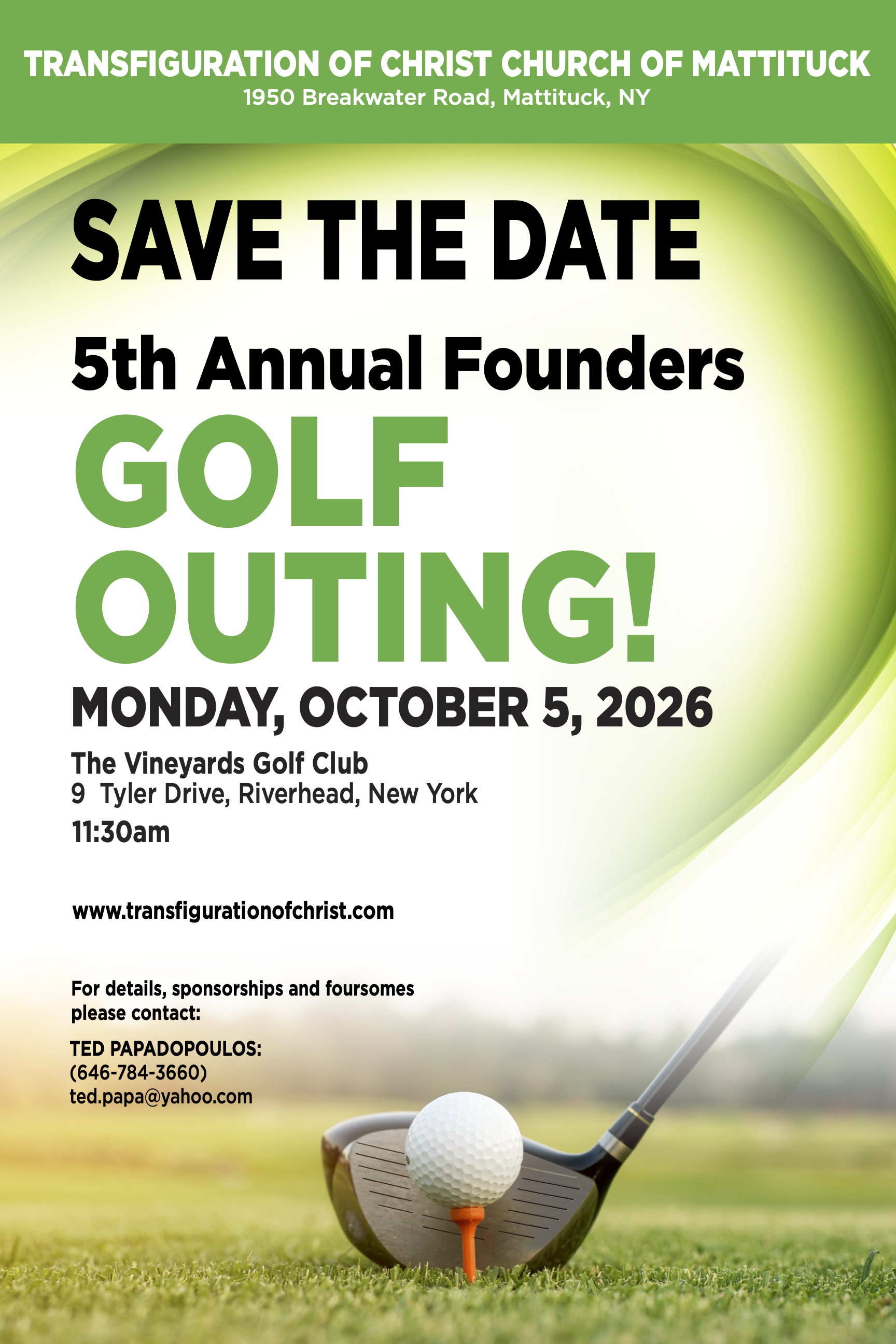 5th Annual Founders Golf Outing