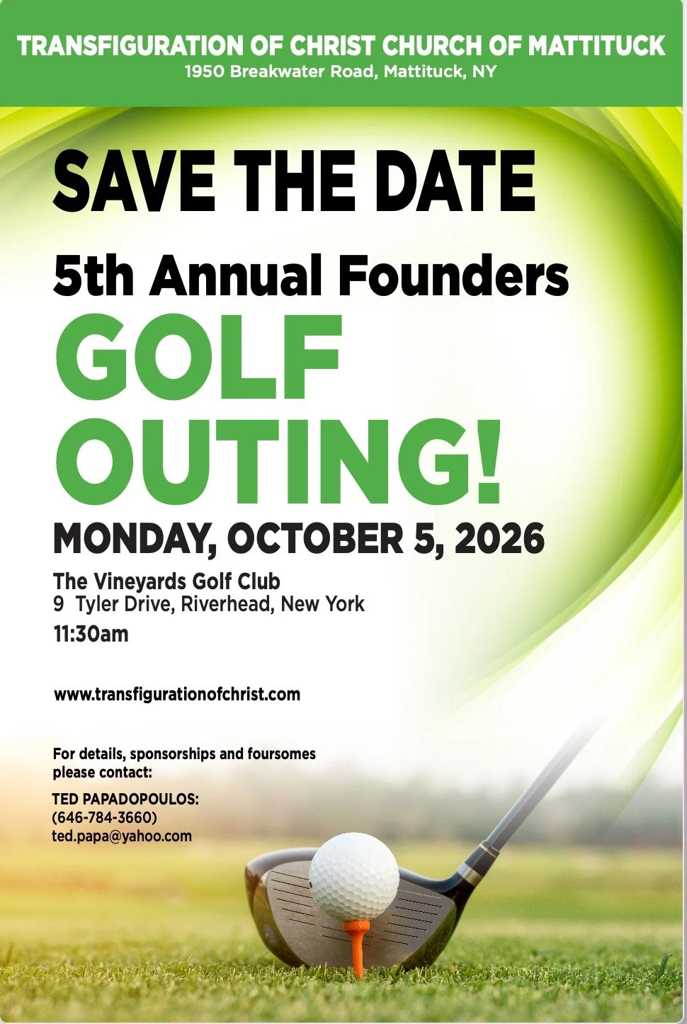 5th Annual Golf Outing
