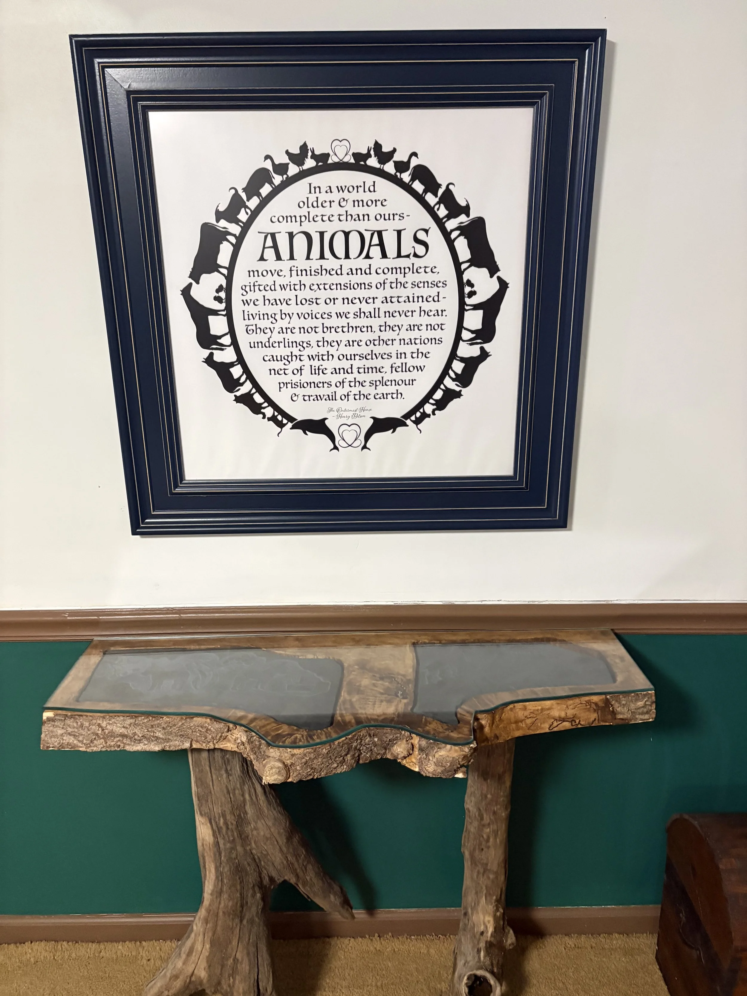Animal Memorial Table