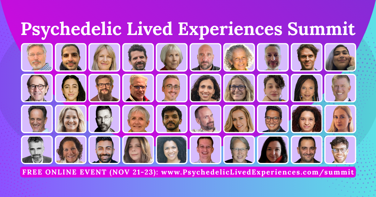 Join the Psychedelic Lived Experiences Nov 21-23, 2025