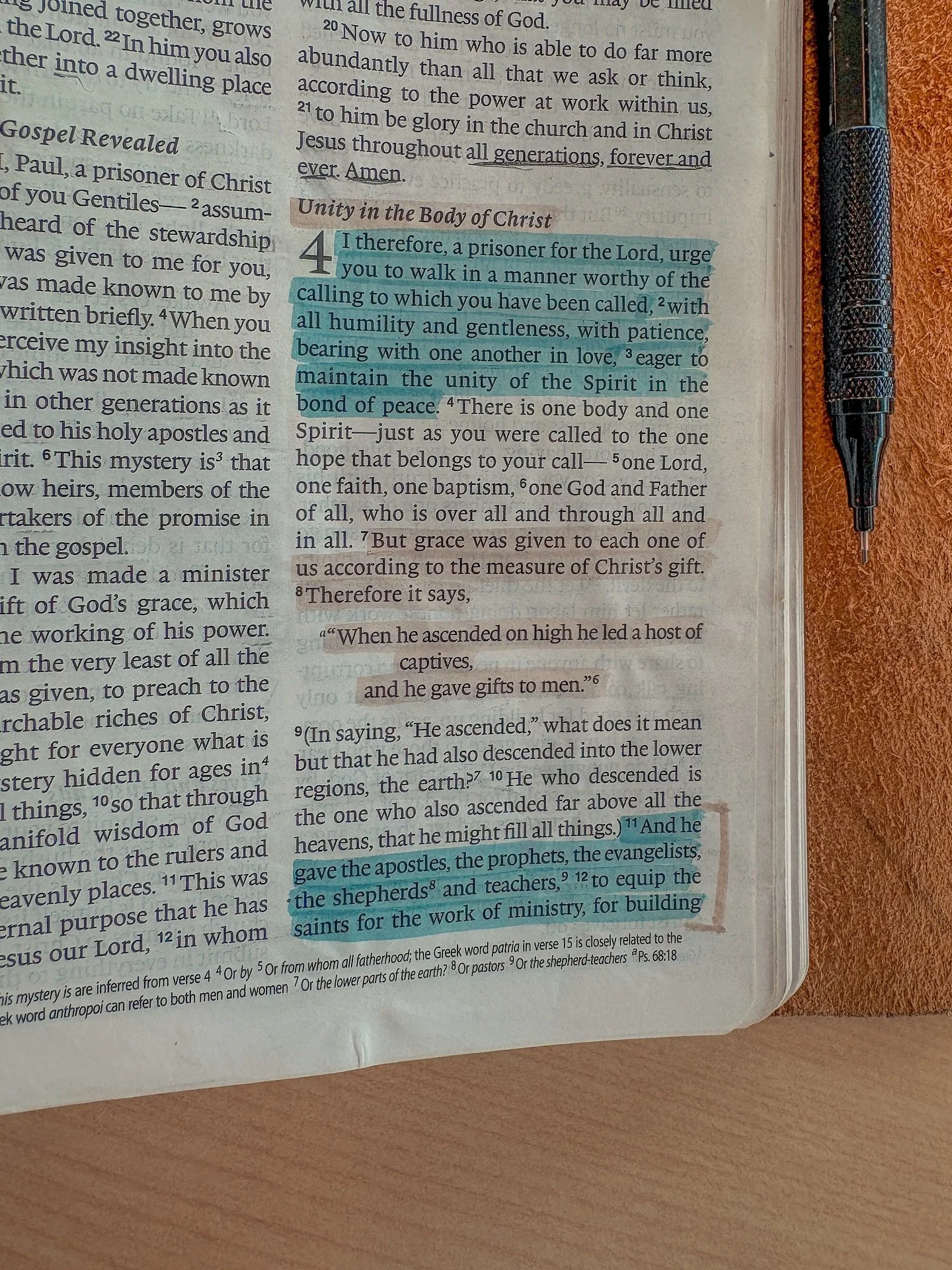At my last Pulse retreat, @nickhallpulse had us read Ephesians 4. Since then, I’ve found myself returning to it again and again. This passage reminds us that every believer has a role within the body of Christ. Our roles may look different, but