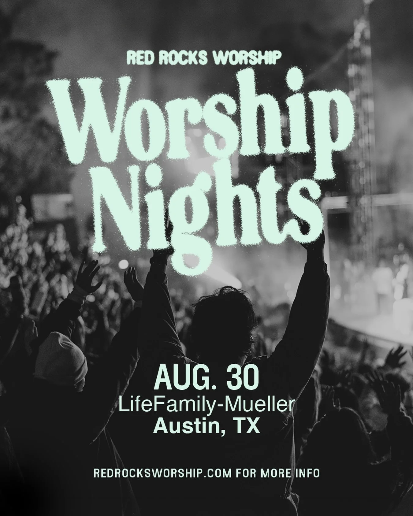 Austin, THIS ONE&rsquo;S FOR YOU. 🔥

Red Rocks Worship is coming to Austin, TX for Worship Night on August 30 at LifeFamily-Mueller! Come hungry for His presence as we lift up the name of Jesus together. 🙌

⚠️ RSVP REQUIRED
DM me for the link or fi