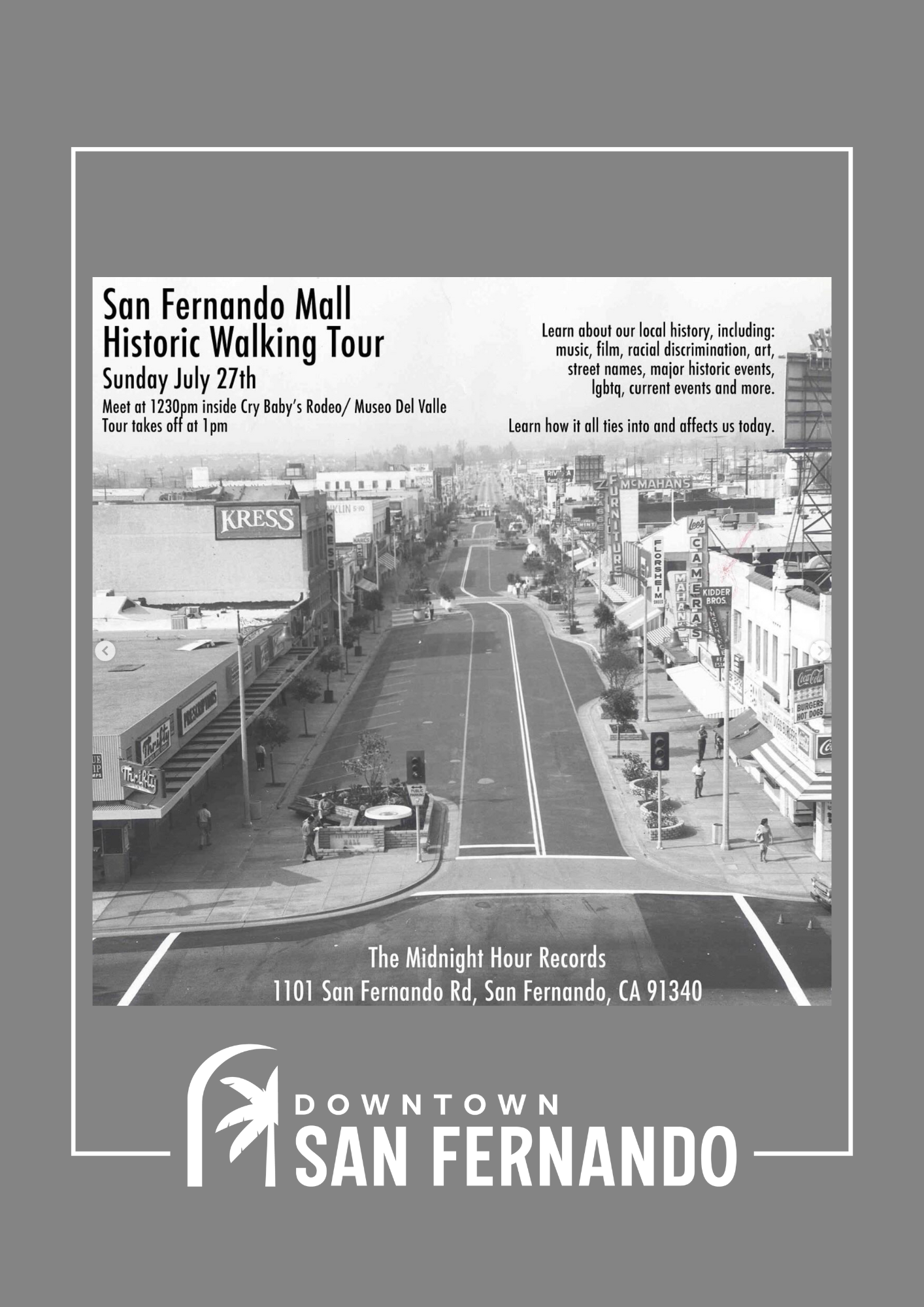 Historic Walking Tour with @midnighthour_sfv