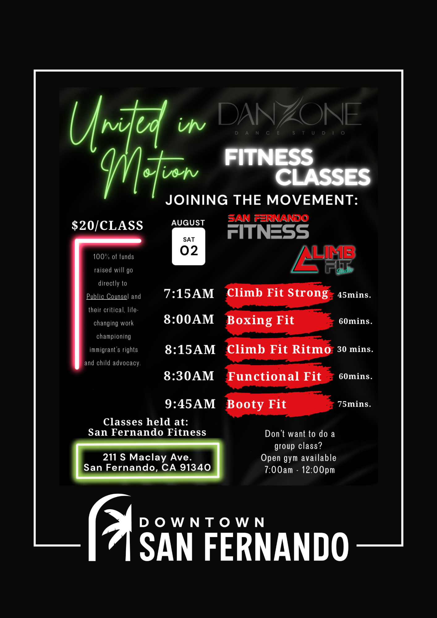 United in Motion at SF Fitness