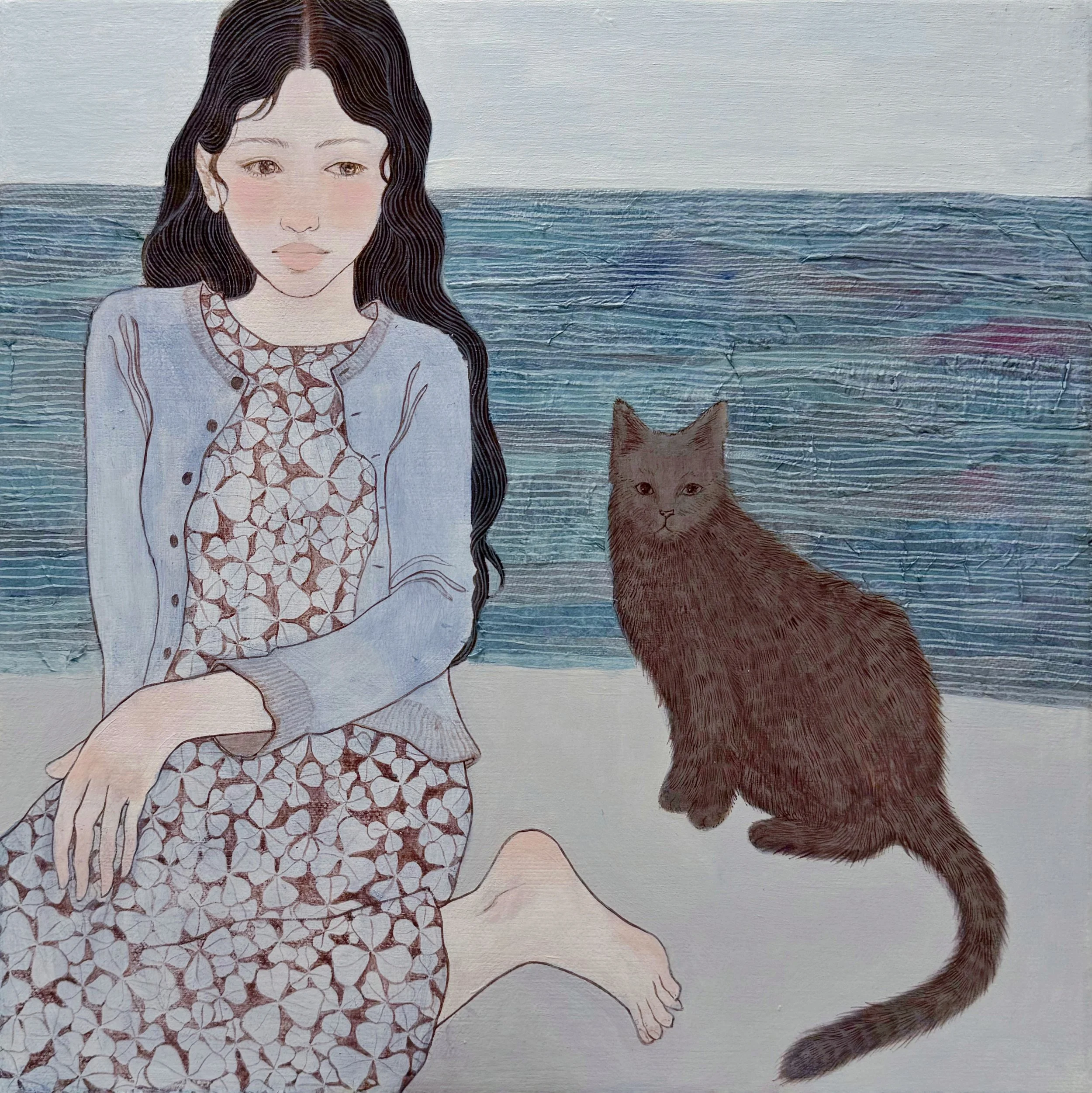 Sun Dress
12 x 12 in
Acrylic paint, paper collage on canvas
November 2025