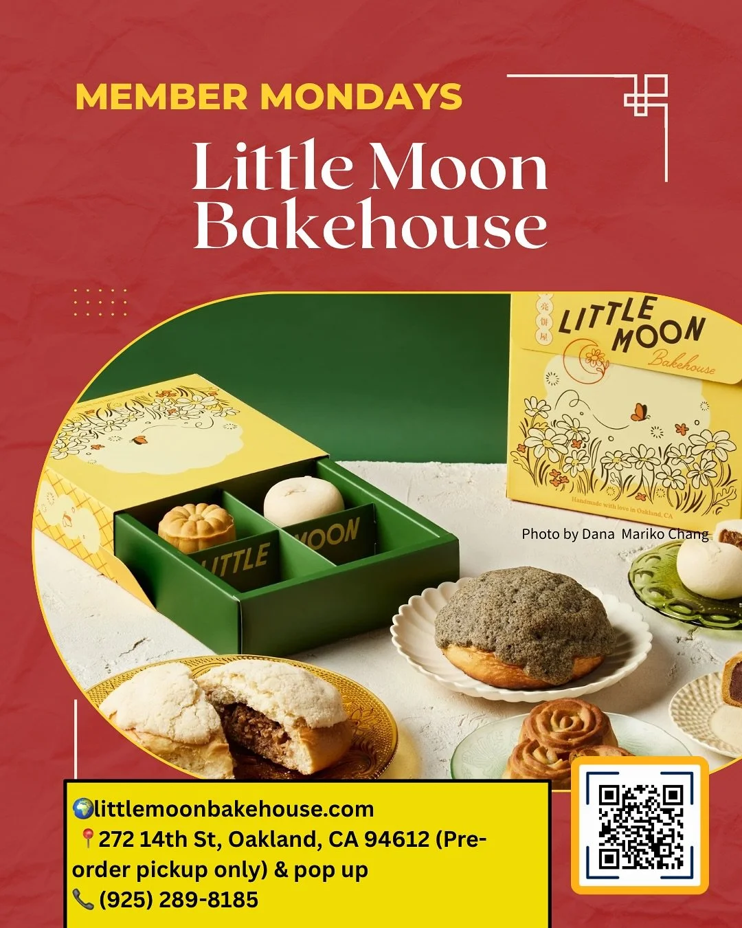 🌕Member Mondays Spotlight 🌕

This week, we are highlighting Little Moon Bakehouse (@littlemoonbakehouse)! Little Moon Bakehouse is a plant-based Asian bakery bringing new life to nostalgic favorites. Annie Wang, a Chinese American passionate about 