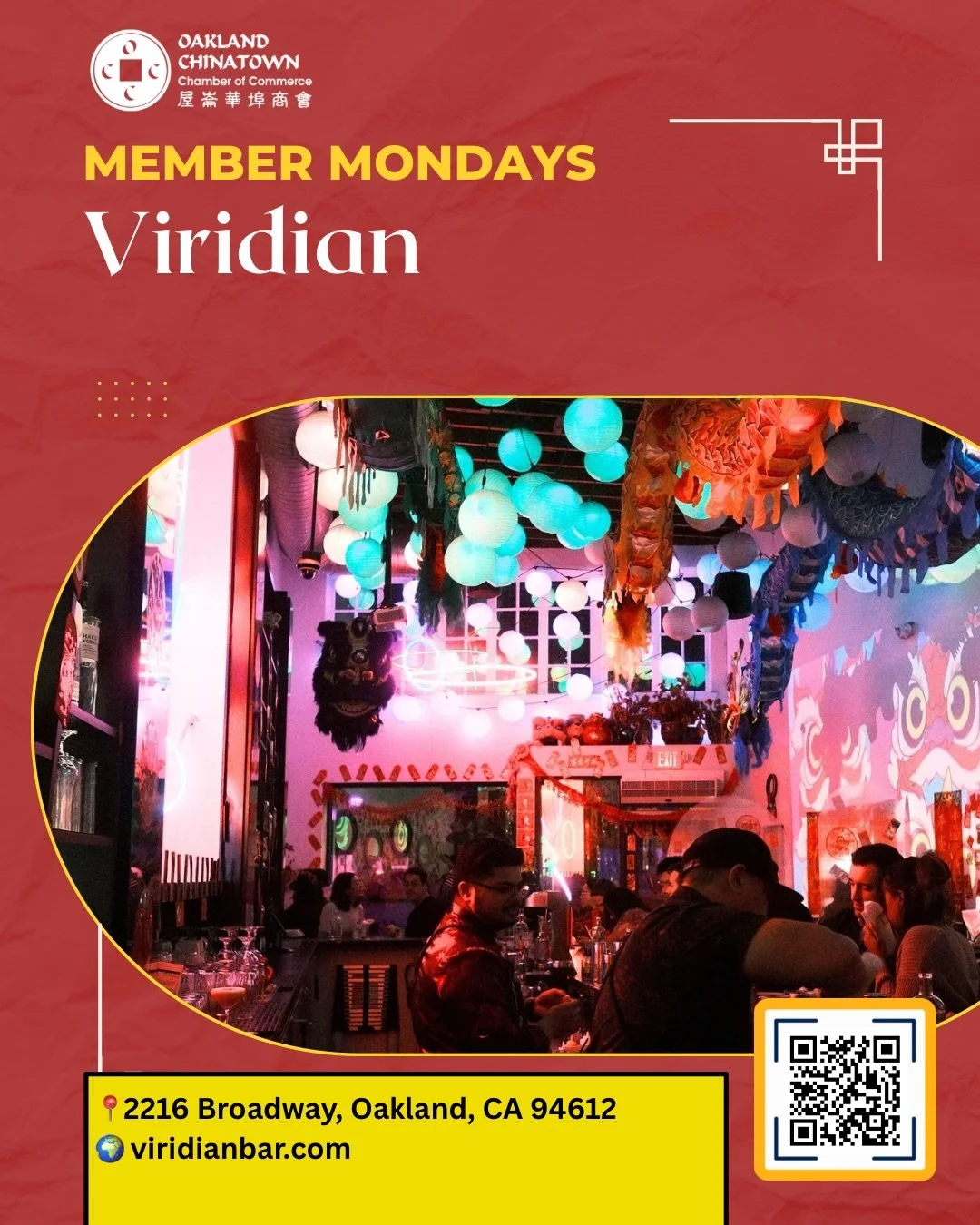 🐉Member Mondays Spotlight 🐉

Located in the heart of uptown Oakland, California, Viridian @viridianbar is a craft cocktail bar specializing in Modern Asian-American food and drinks. Since opening in February 2020, Viridian has received local, natio