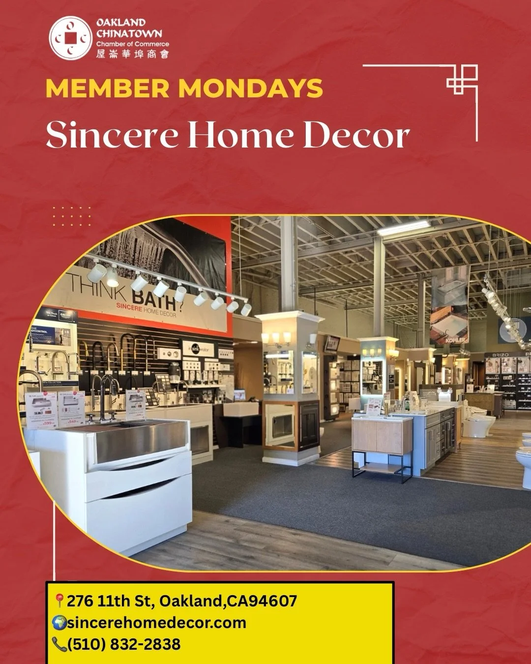 🏠Member Mondays Spotlight! 🏠

Sincere Home Decor @sincerehomedecor was established in 1989 as a neighborhood plumbing and hardware store in Oakland. They have since expanded to offer cabinets, flooring, countertops, and more, creating a welcoming o