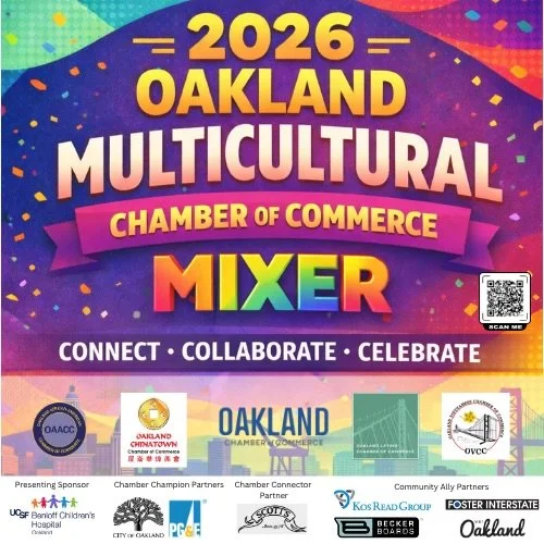 Join the five Chambers of Oakland on Thursday, May 7, for the Oakland Multicultural Chamber Mixer at Scotts Seafood. Last year, over 300 attendees came out, and we sold out. This year, we&rsquo;re upping the energy with an unforgettable night of conn