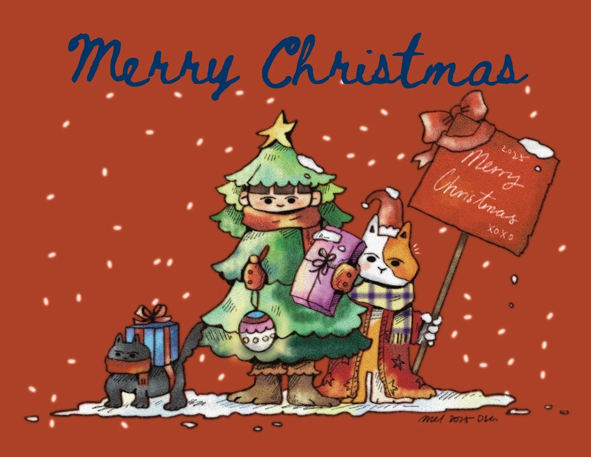 Christmas Card B (Red) 