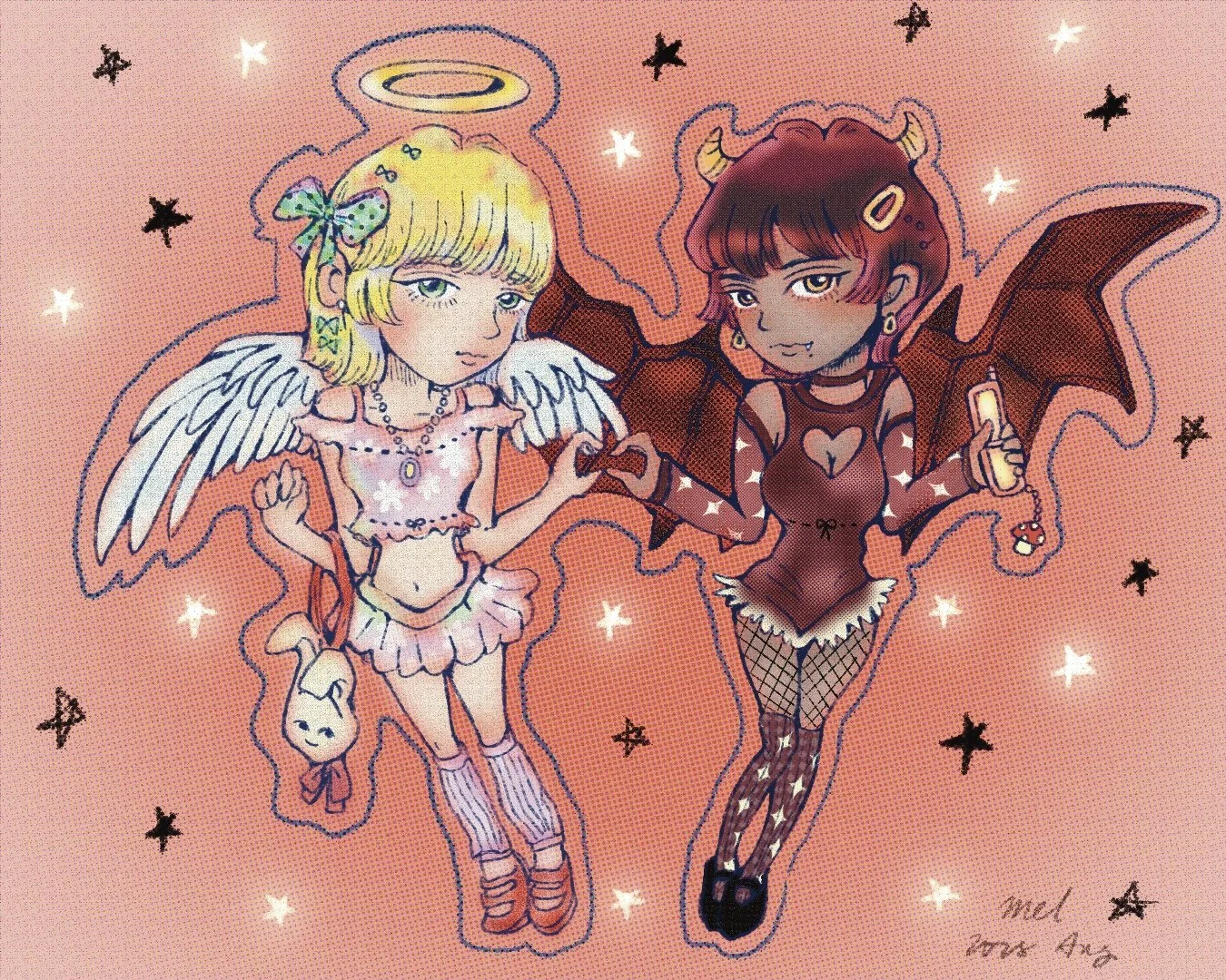 Angel and devil