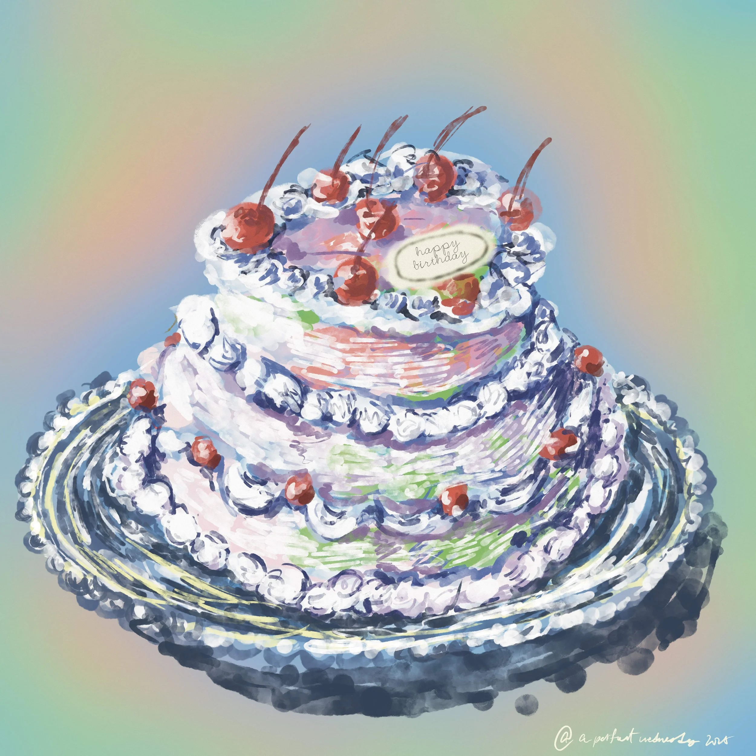Someone's birthday cake