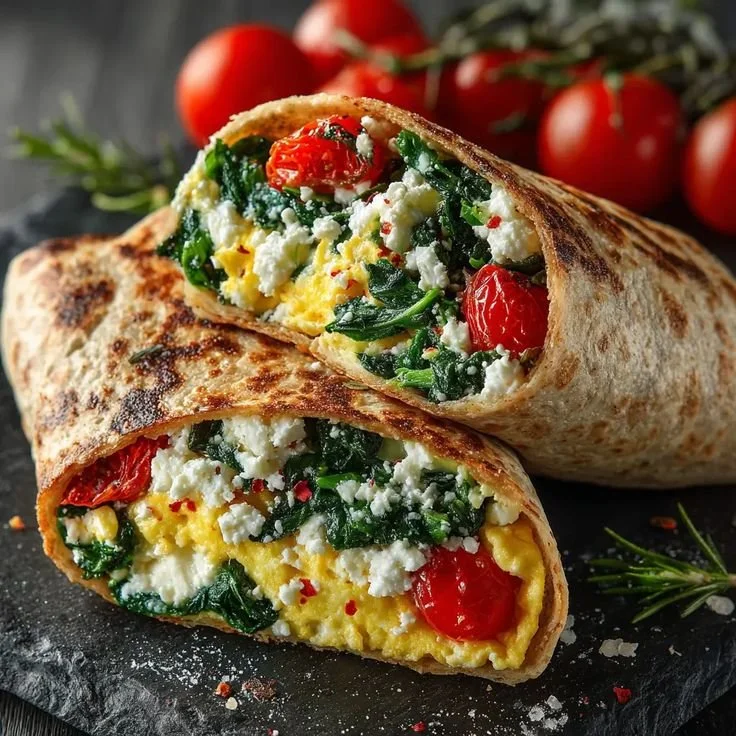 Tomato Pesto Burrito