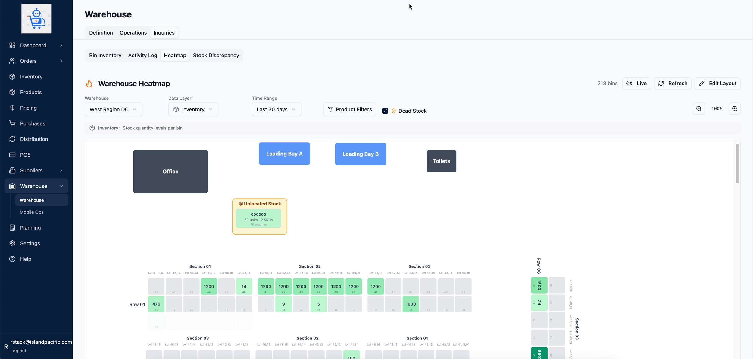 Warehouse | WMS | Warehouse Management Demo