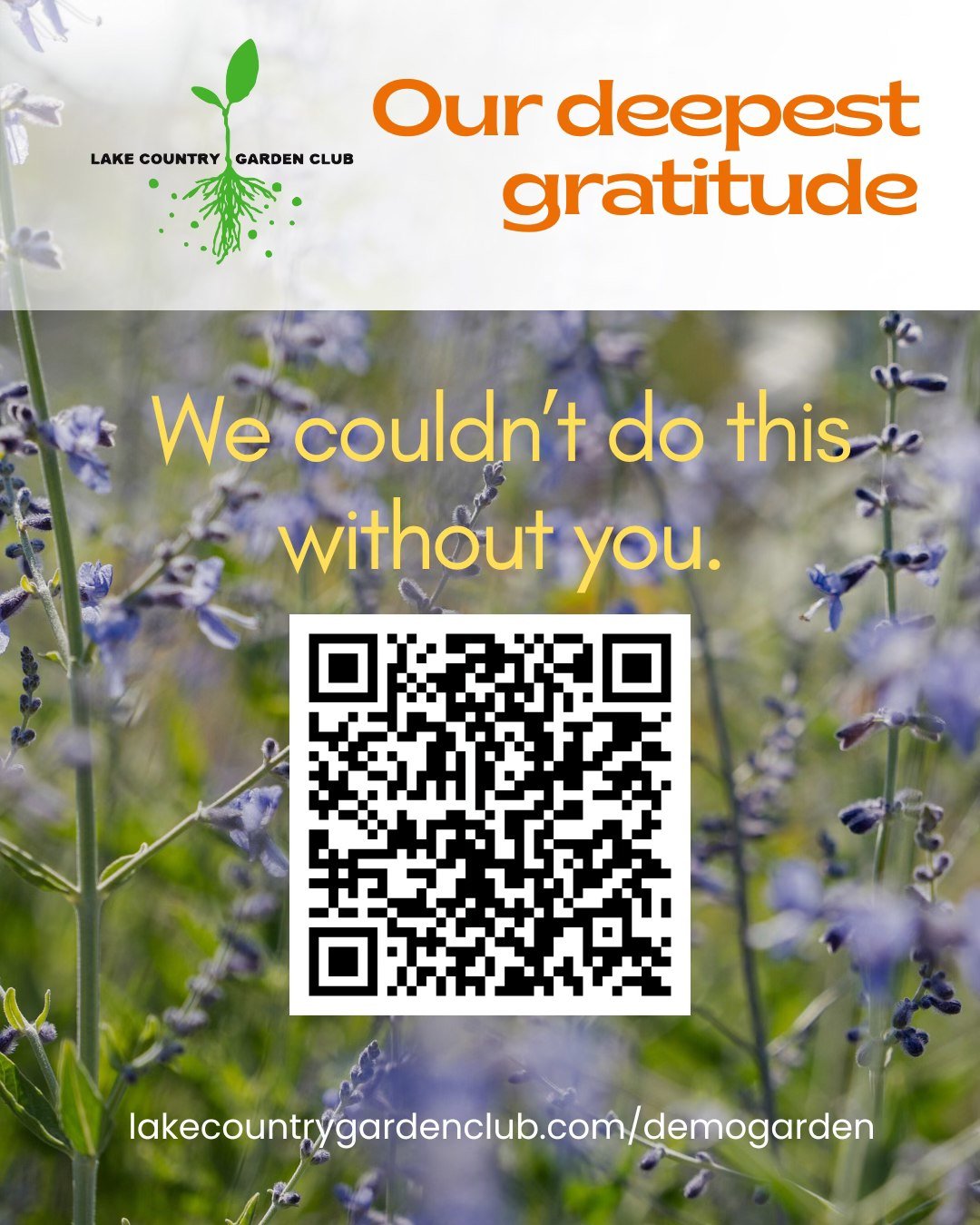 A heartfelt thank-you to everyone who has donated to the Lake Country Demonstration Garden so far!

Your support is helping transform a bare corner of Swalwell Park into a vibrant public garden where the community can learn, gather and connect with n