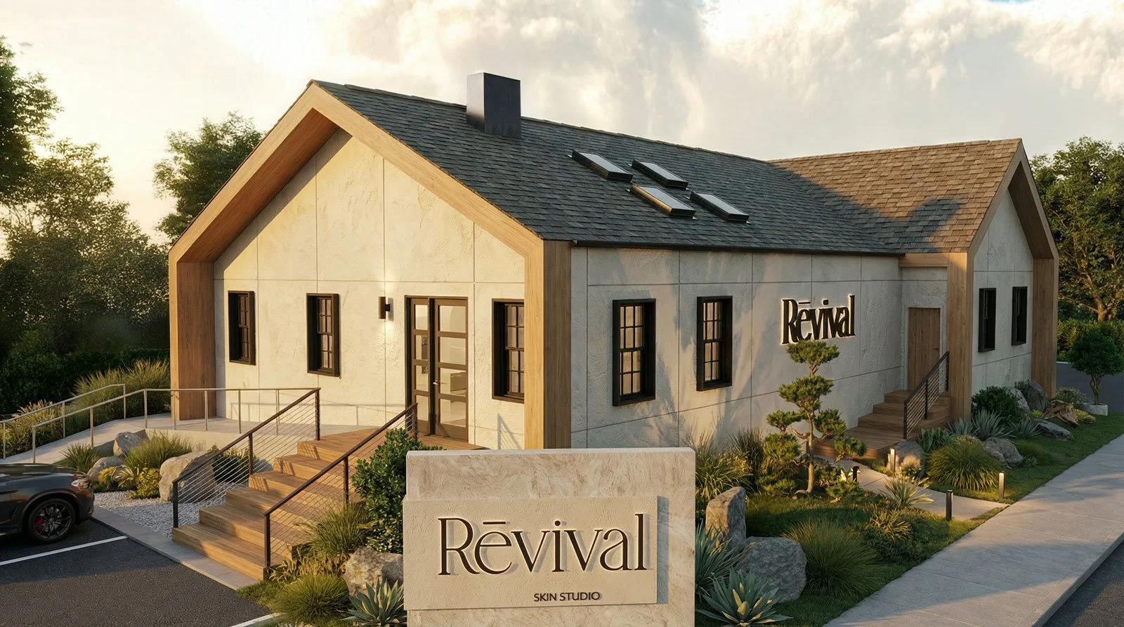 Exterior of skin studio med spa in Danville, PA